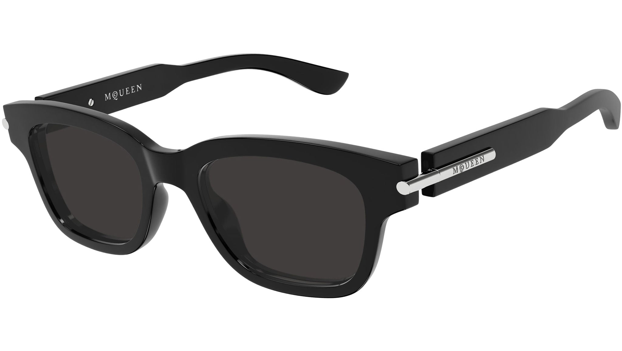 Occhiali da sole ALEXANDER MCQUEEN AM0497S Shiny solid black