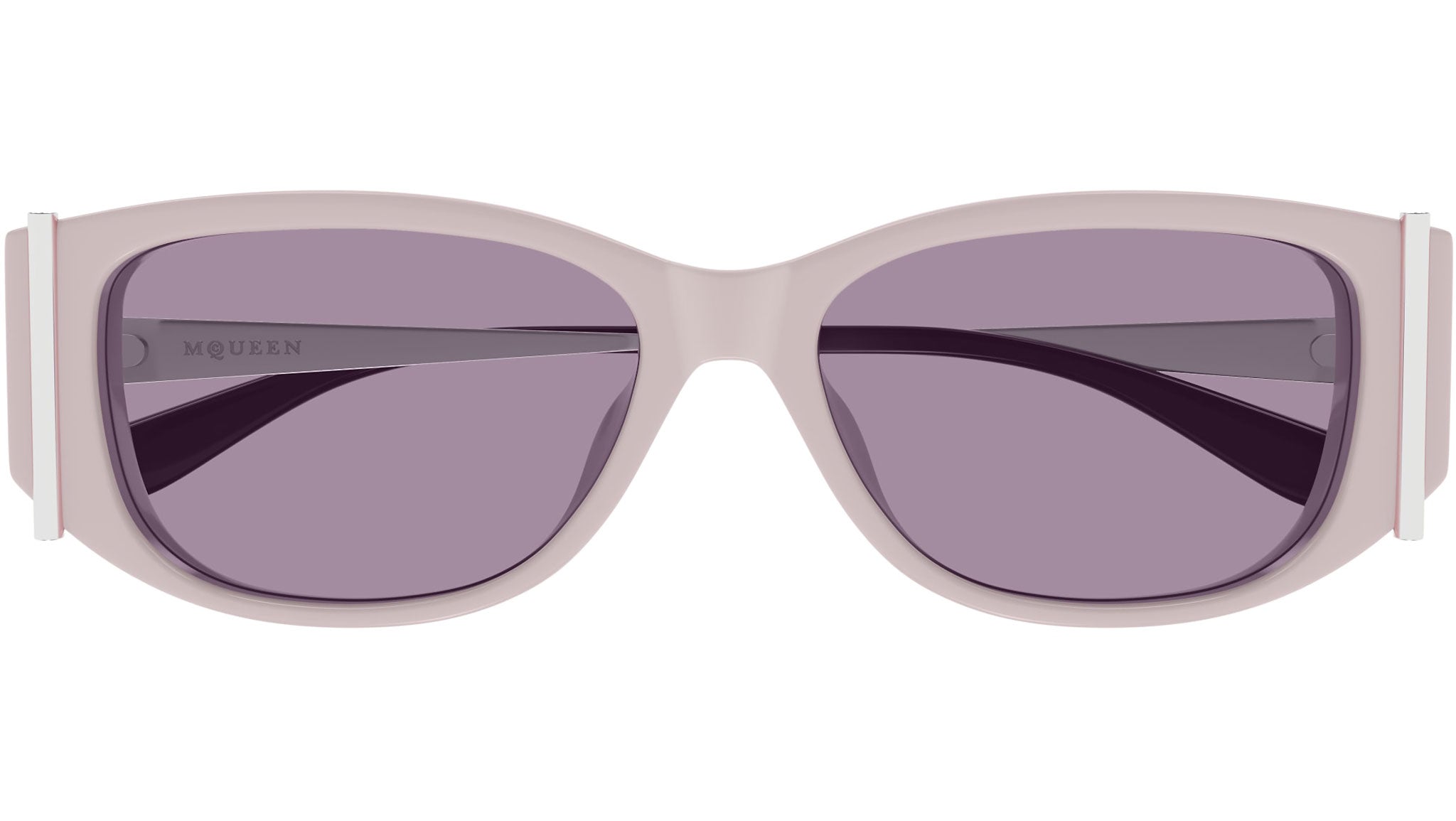 Occhiali da sole ALEXANDER MCQUEEN AM0494SA Shiny solid pink