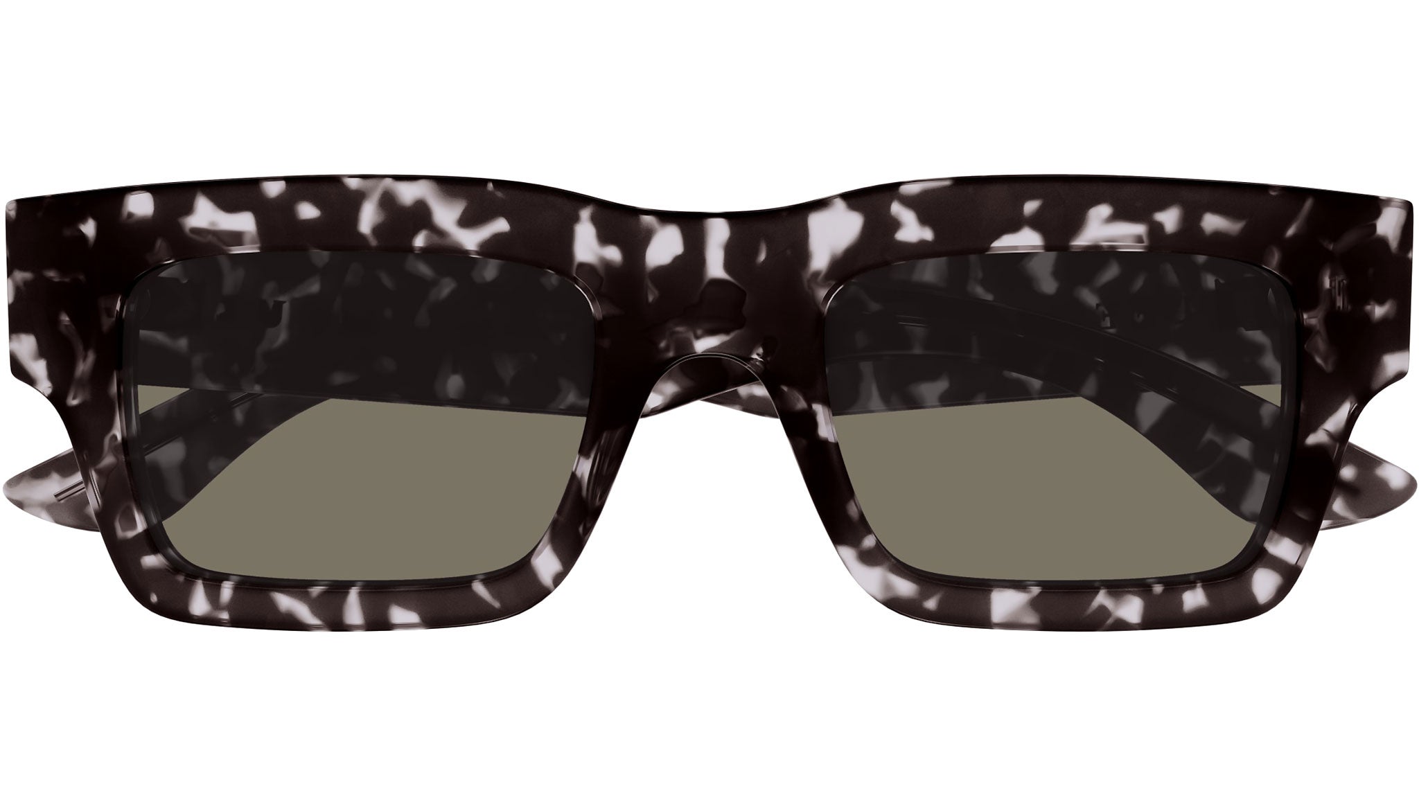 Occhiali da sole ALEXANDER MCQUEEN AM0508S Shiny grey dark havana