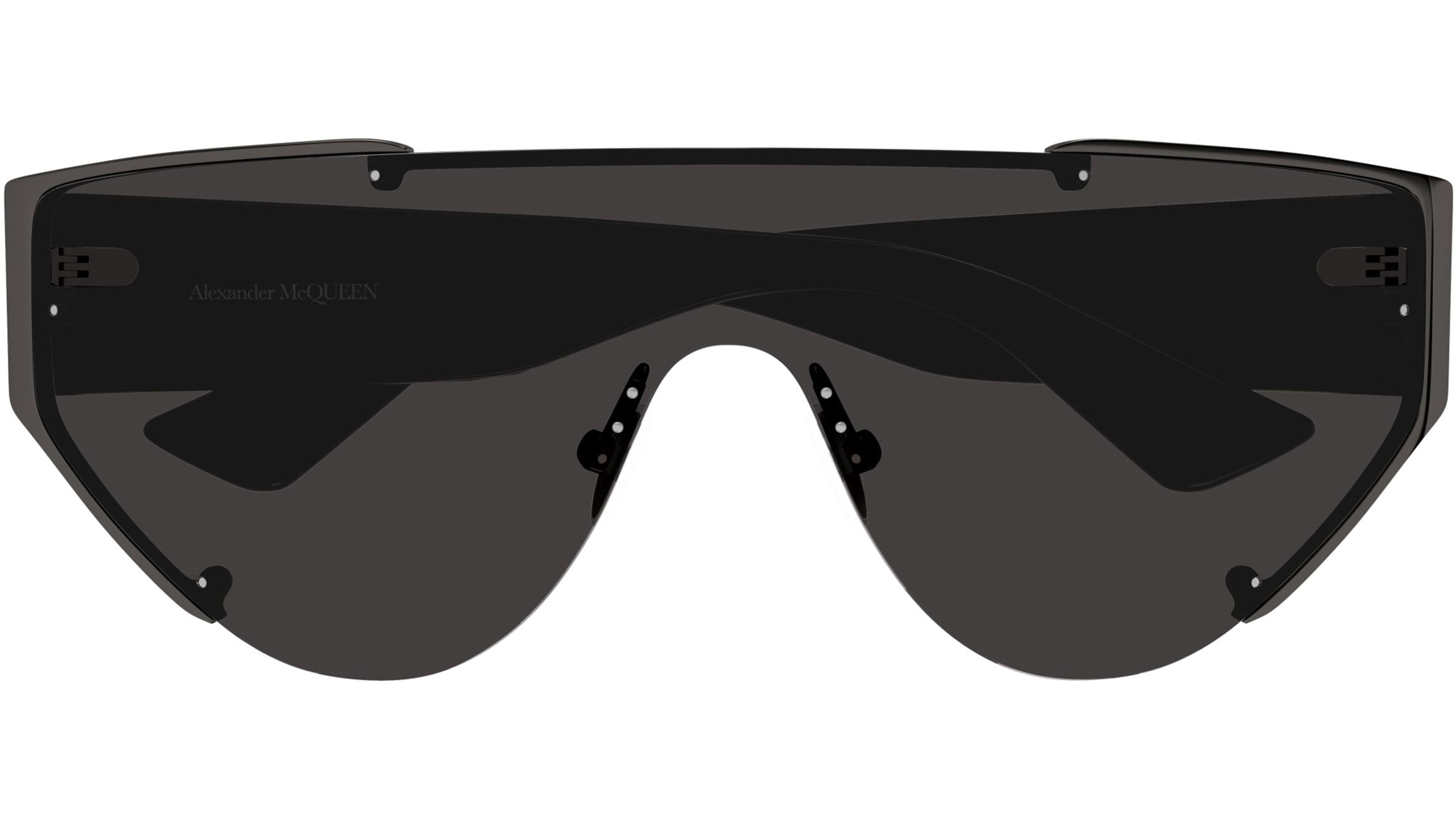 Occhiali da sole ALEXANDER MCQUEEN AM0447S Shiny dark ruthenium