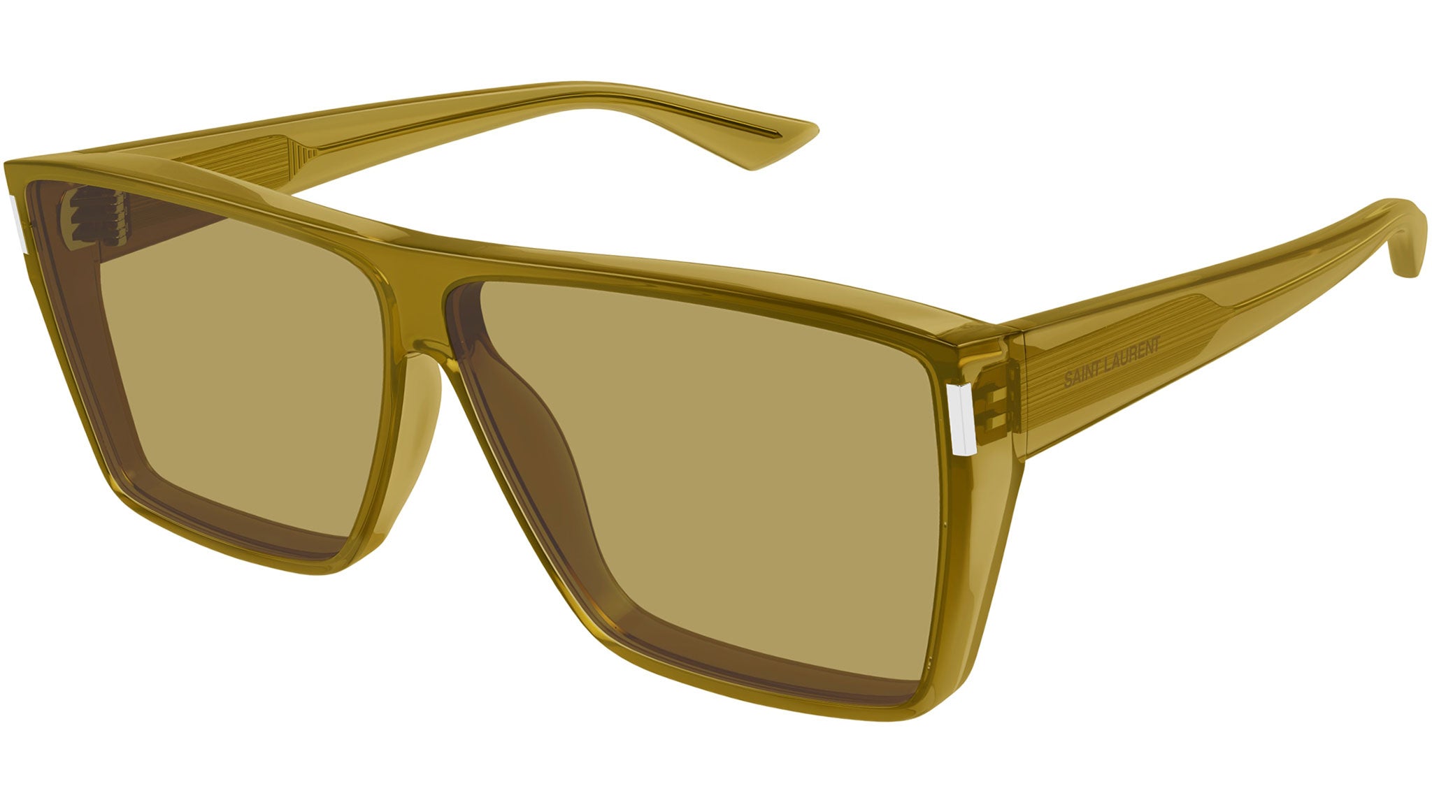 Occhiali da sole SAINT LAURENT SL756 Shiny transparent ocra