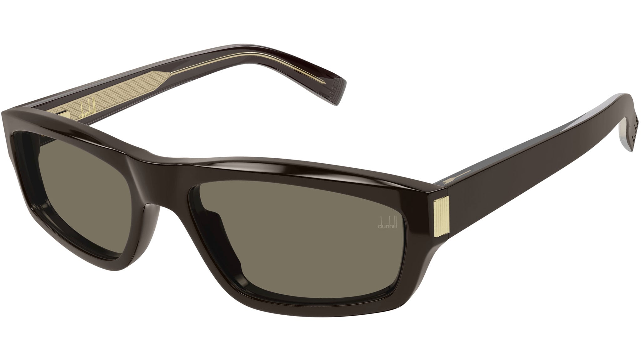 Occhiali da sole DUNHILL DU0077S Shiny solid dark brown