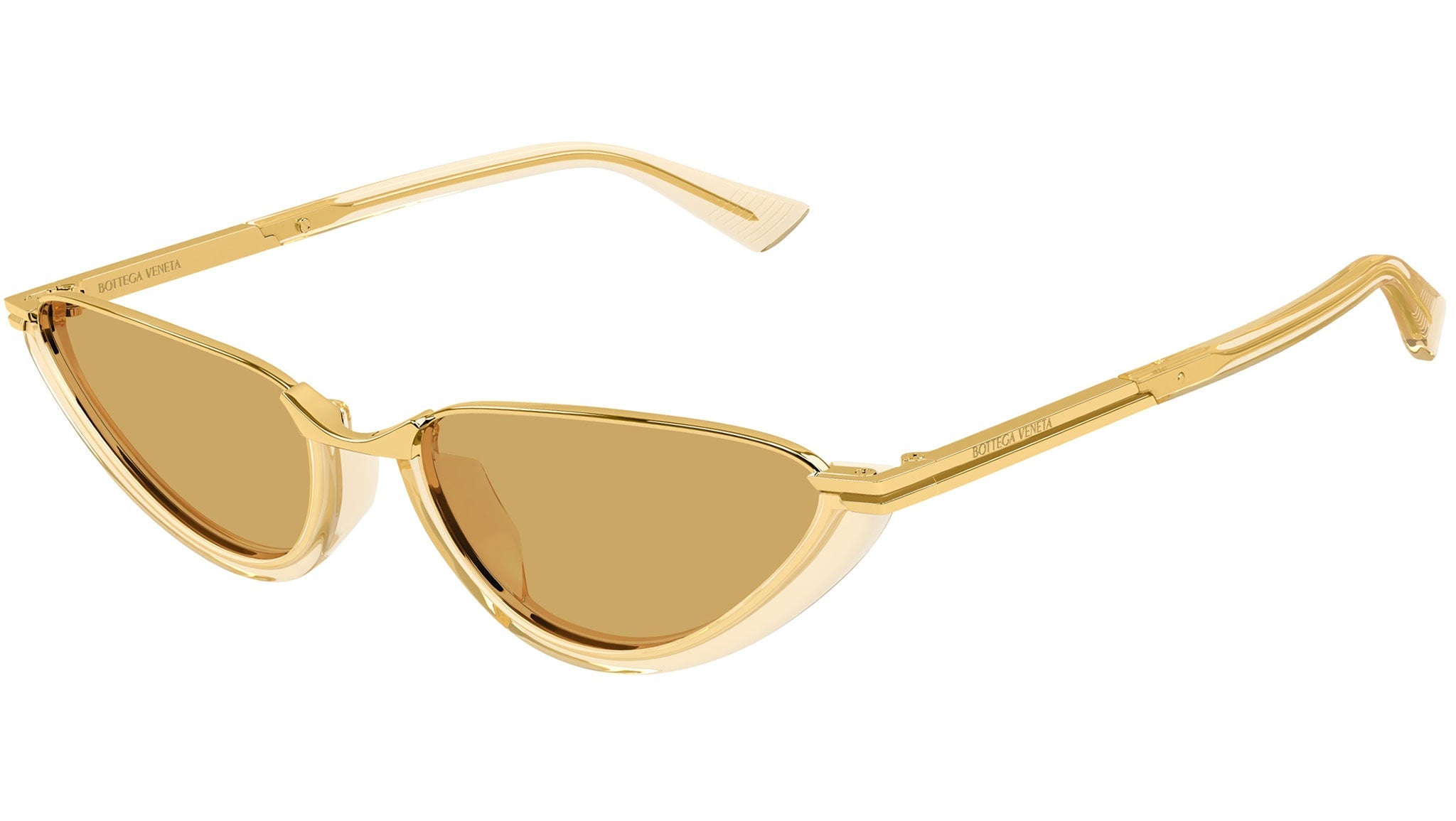 Occhiali da sole BOTTEGA VENETA BV1346S Shiny transparent light yellow