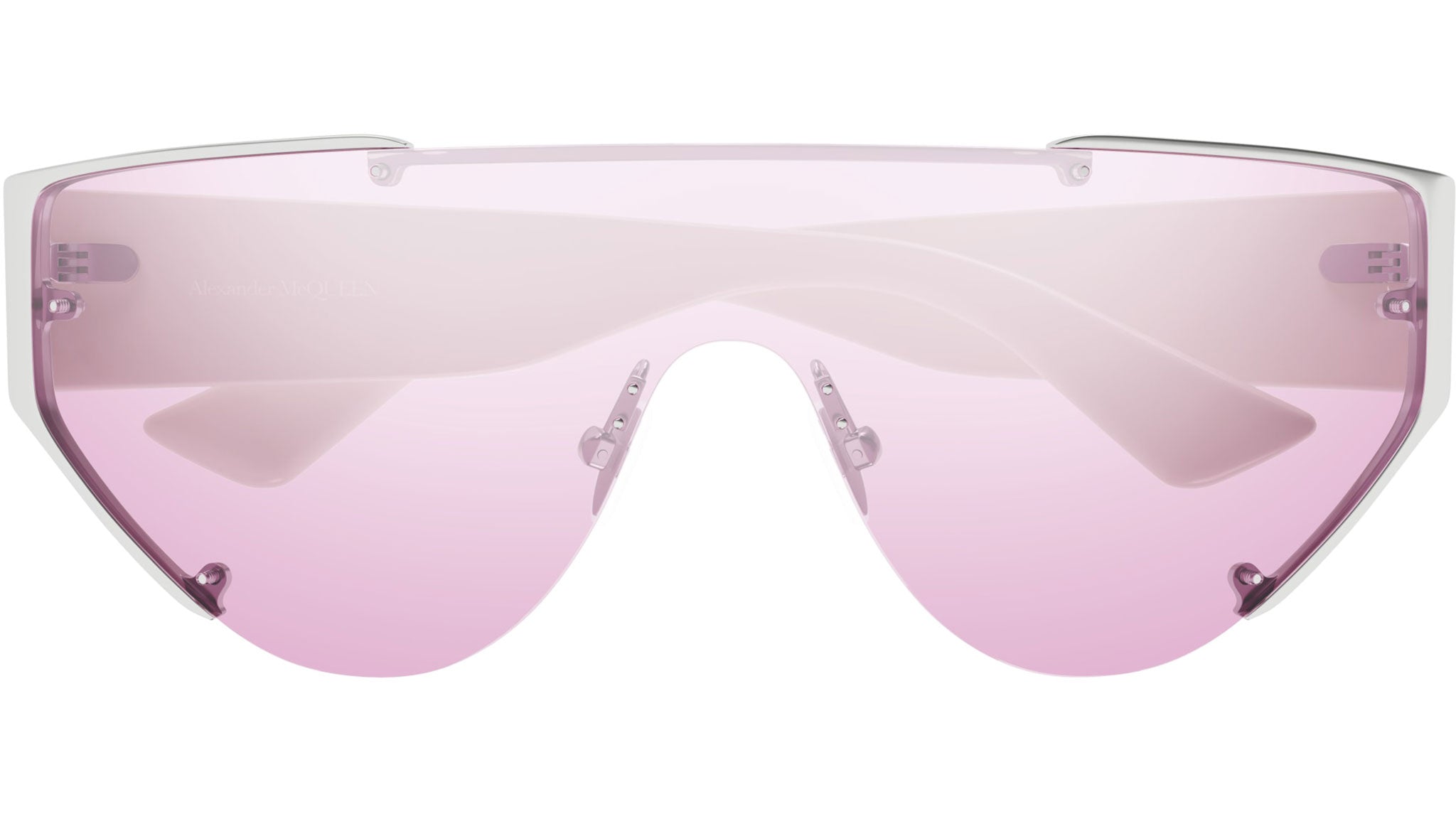 Occhiali da sole ALEXANDER MCQUEEN AM0447S Shiny silver