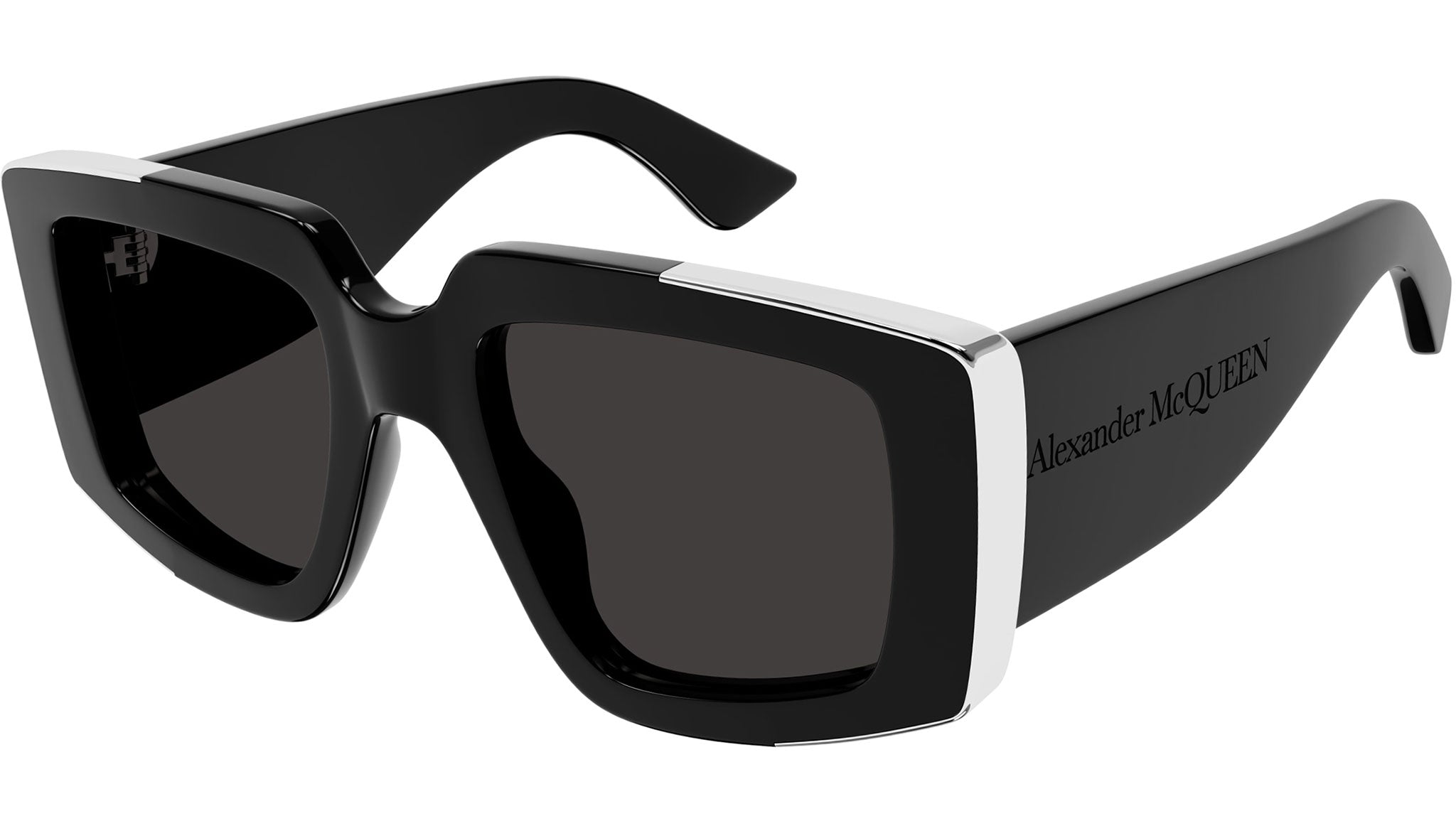 Occhiali da sole ALEXANDER MCQUEEN AM0446S Shiny solid black