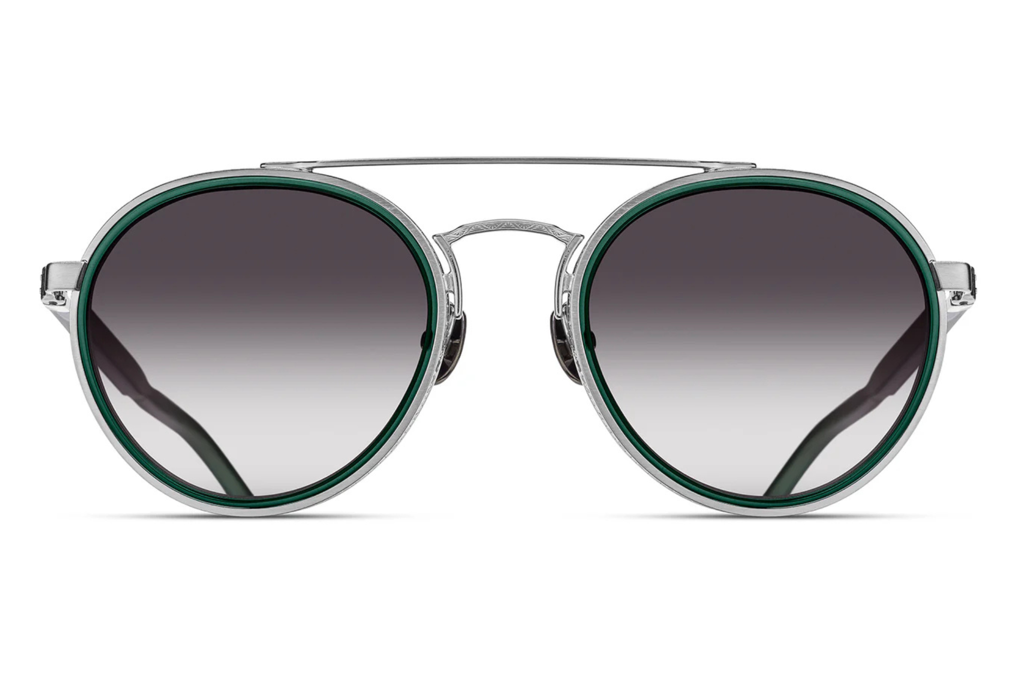 Occhiali da sole MATSUDA M3156 BRUSHED SILVER BOTTLE GREEN