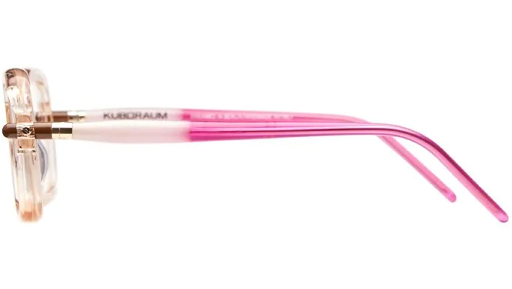 Occhiali da sole KUBORAUM P2 Transparent peach pink