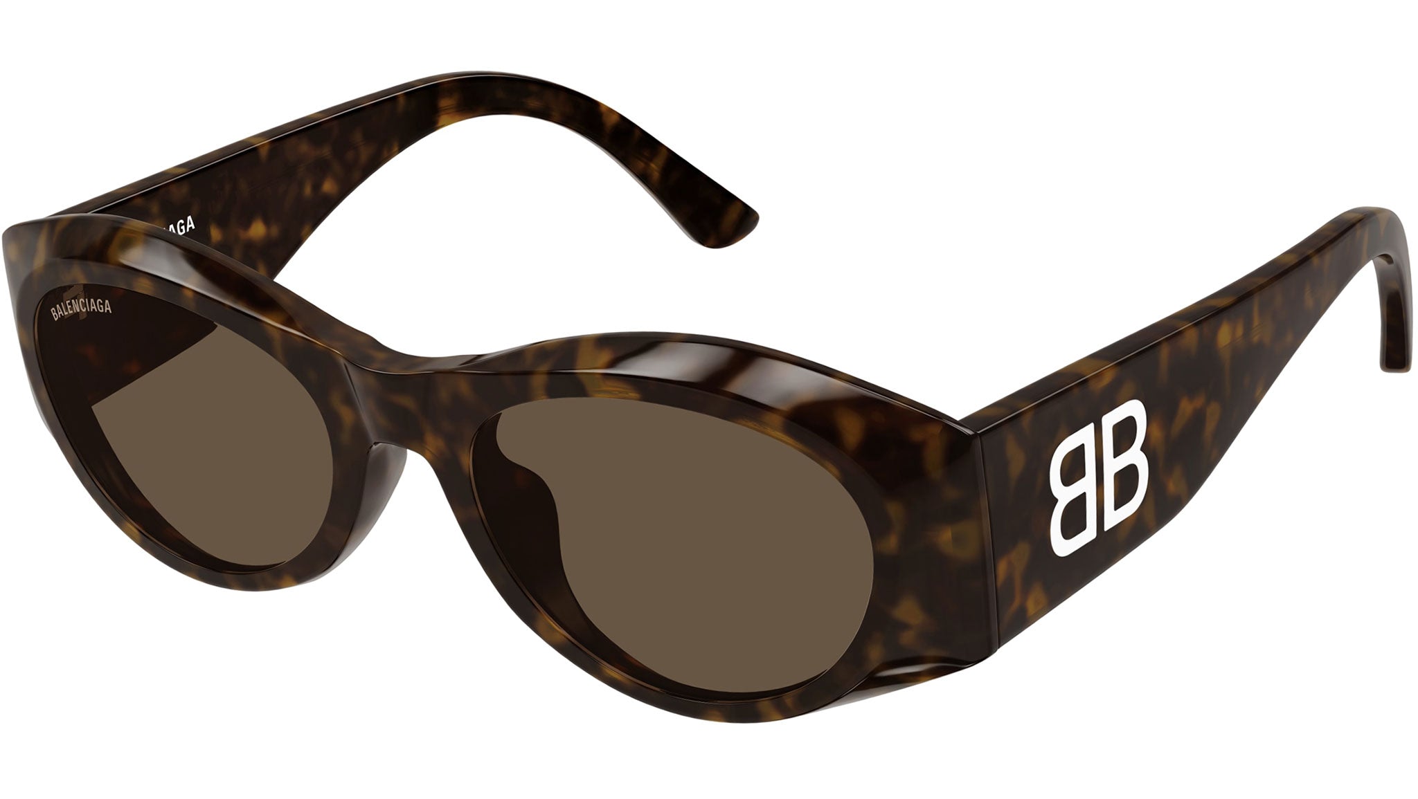 Occhiali da sole BALENCIAGA BB0396SK Shiny dark havana