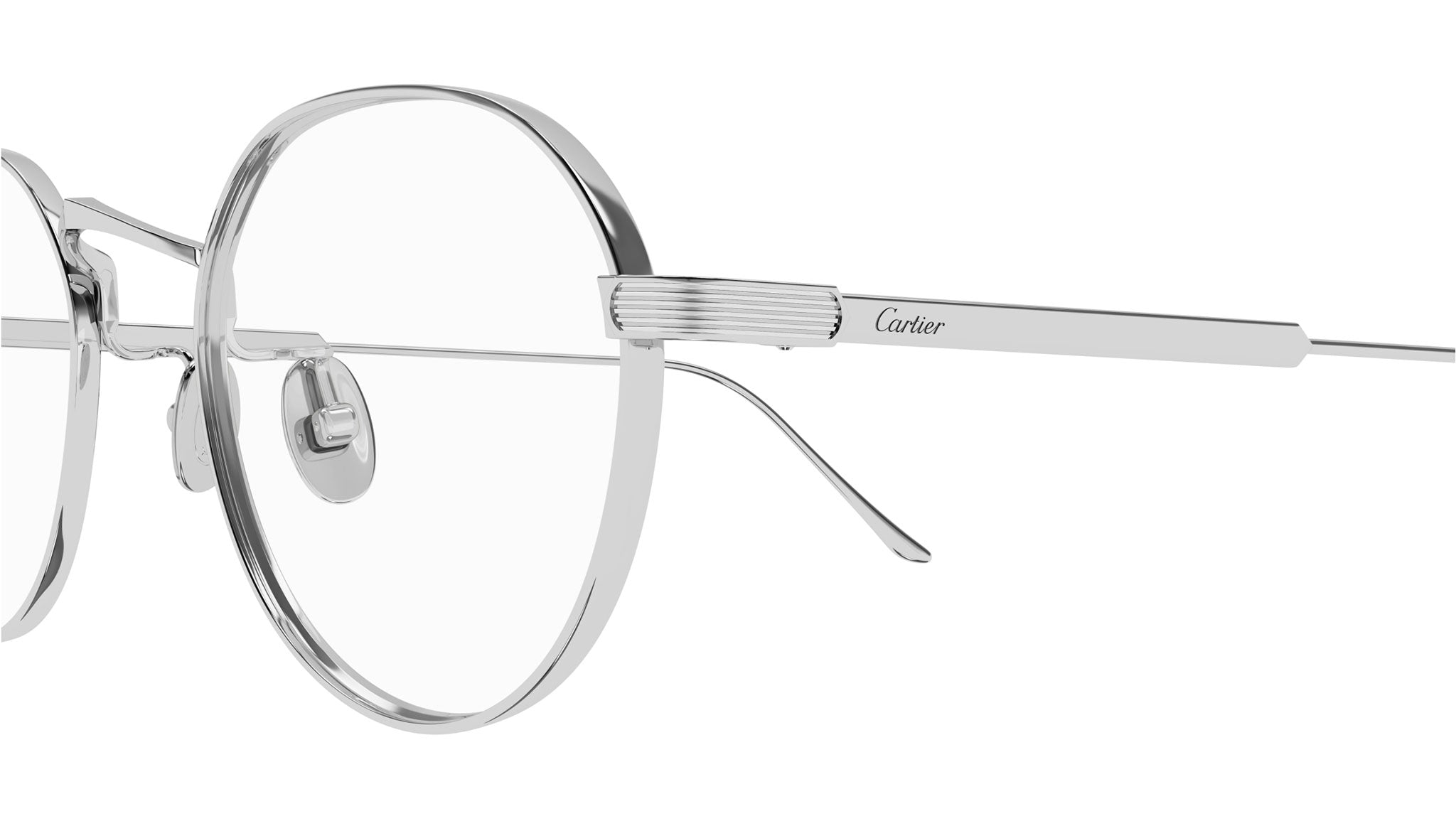 Occhiali da vista CARTIER CT0561OA Smooth platinum finish