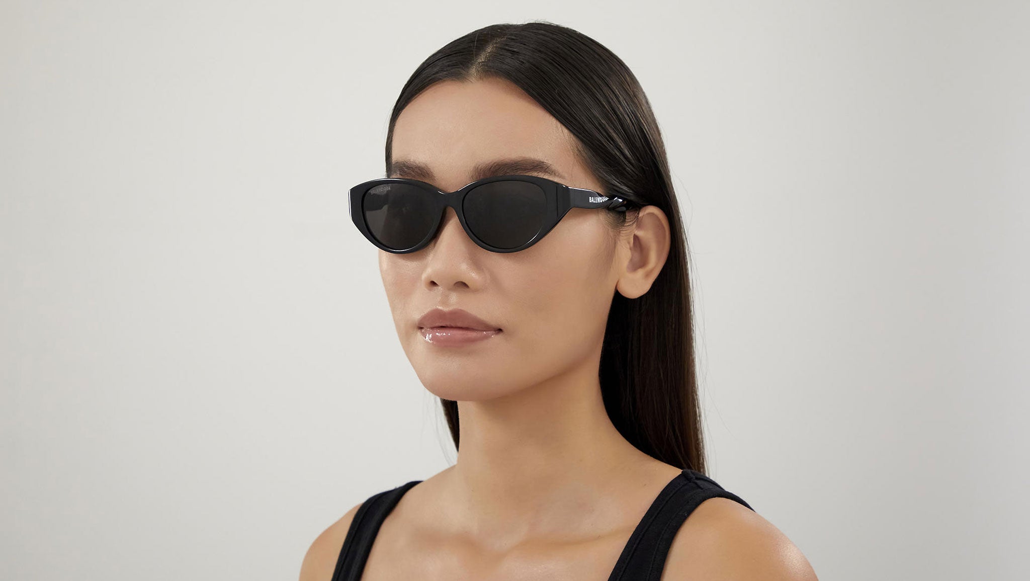 Occhiali da sole BALENCIAGA BB0209SA Shiny black