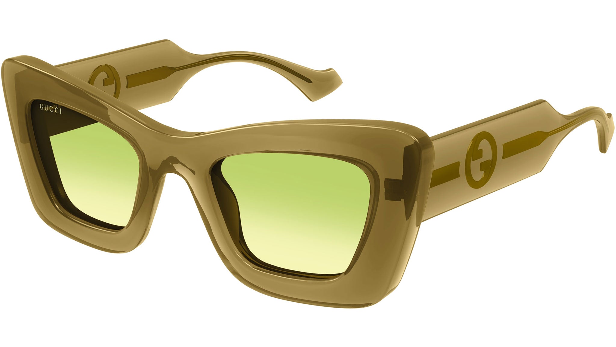 Occhiali da sole GUCCI GG1552S Shiny transparent honey brown