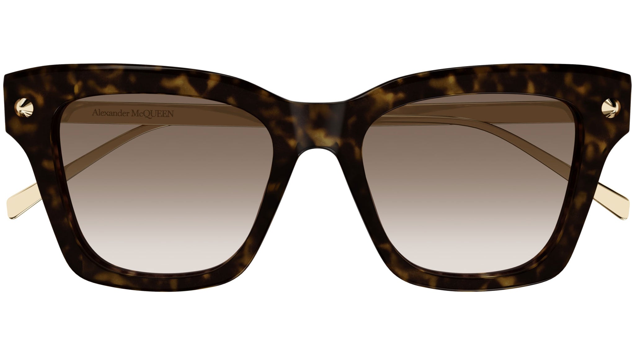 Occhiali da sole ALEXANDER MCQUEEN AM0483S Shiny dark havana