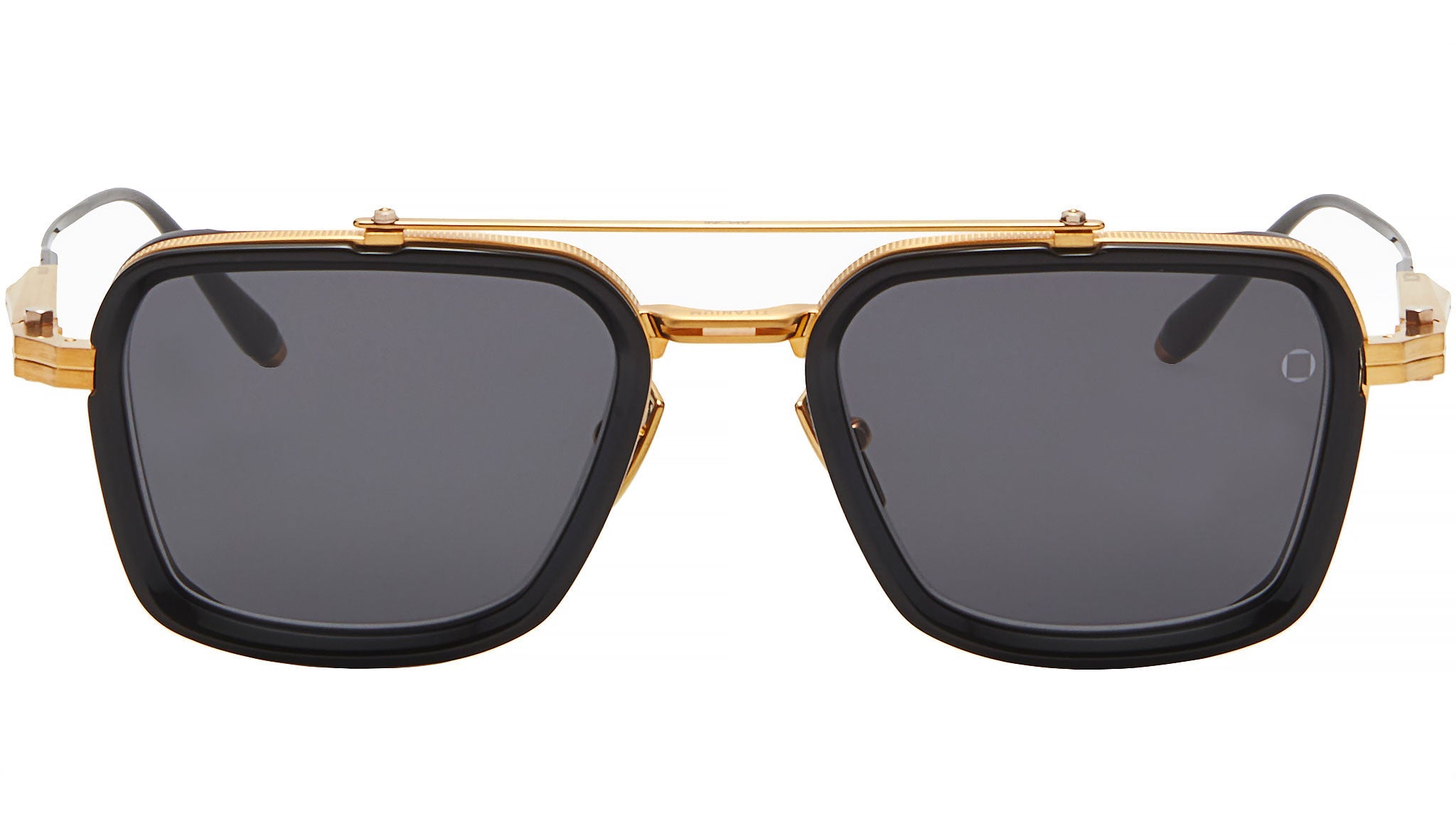 Occhiali AKONI Solis Brushed gold black