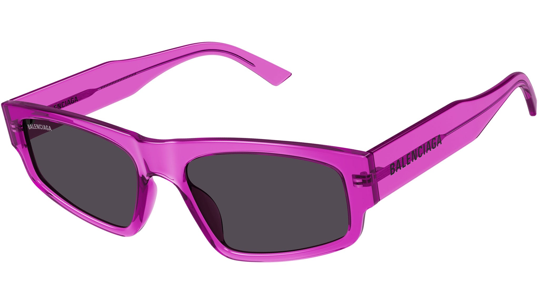 Occhiali da sole BALENCIAGA BB0305S Shiny transparent fuchsia