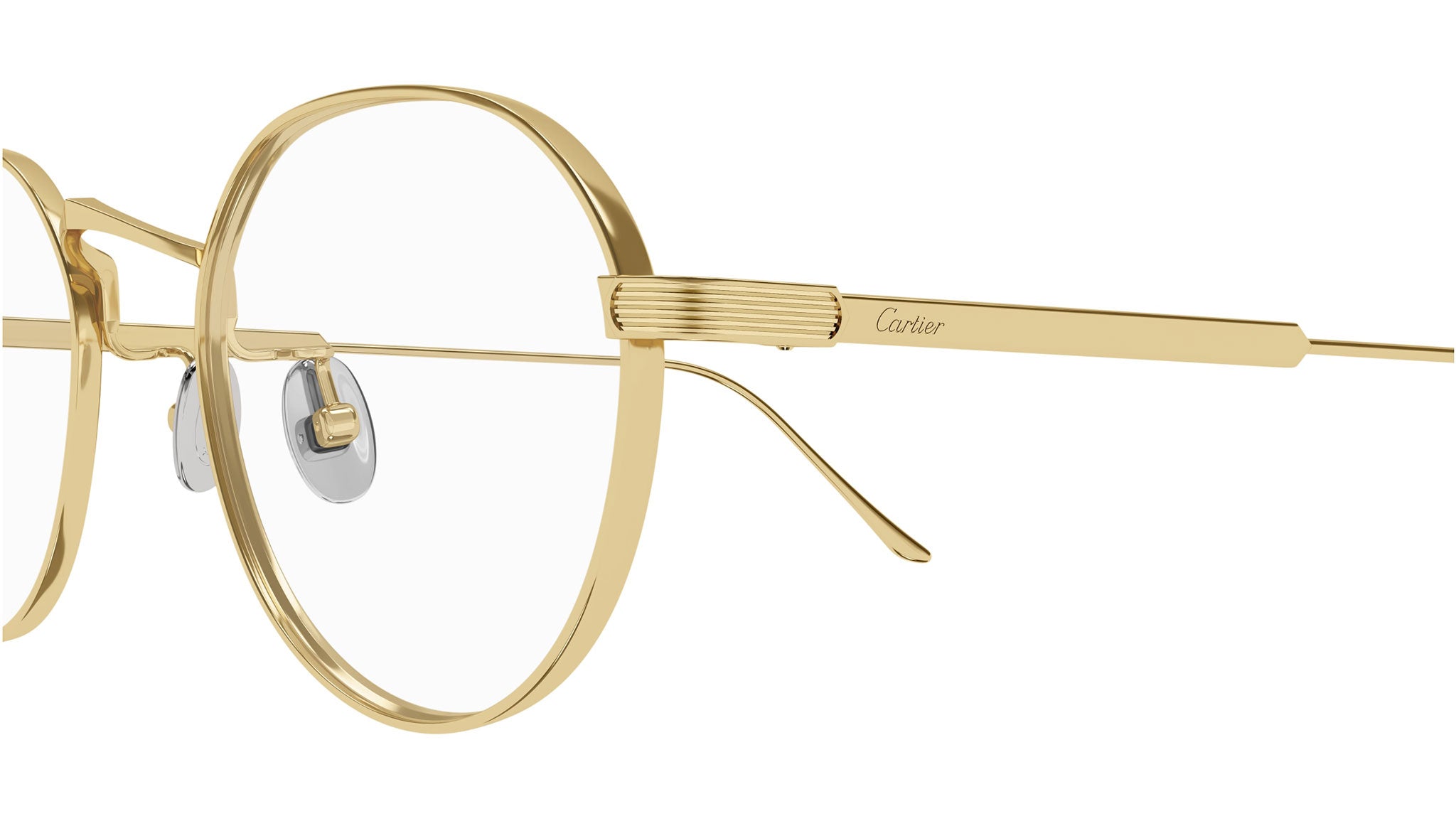 Occhiali da vista CARTIER CT0561OA Smooth golden finish
