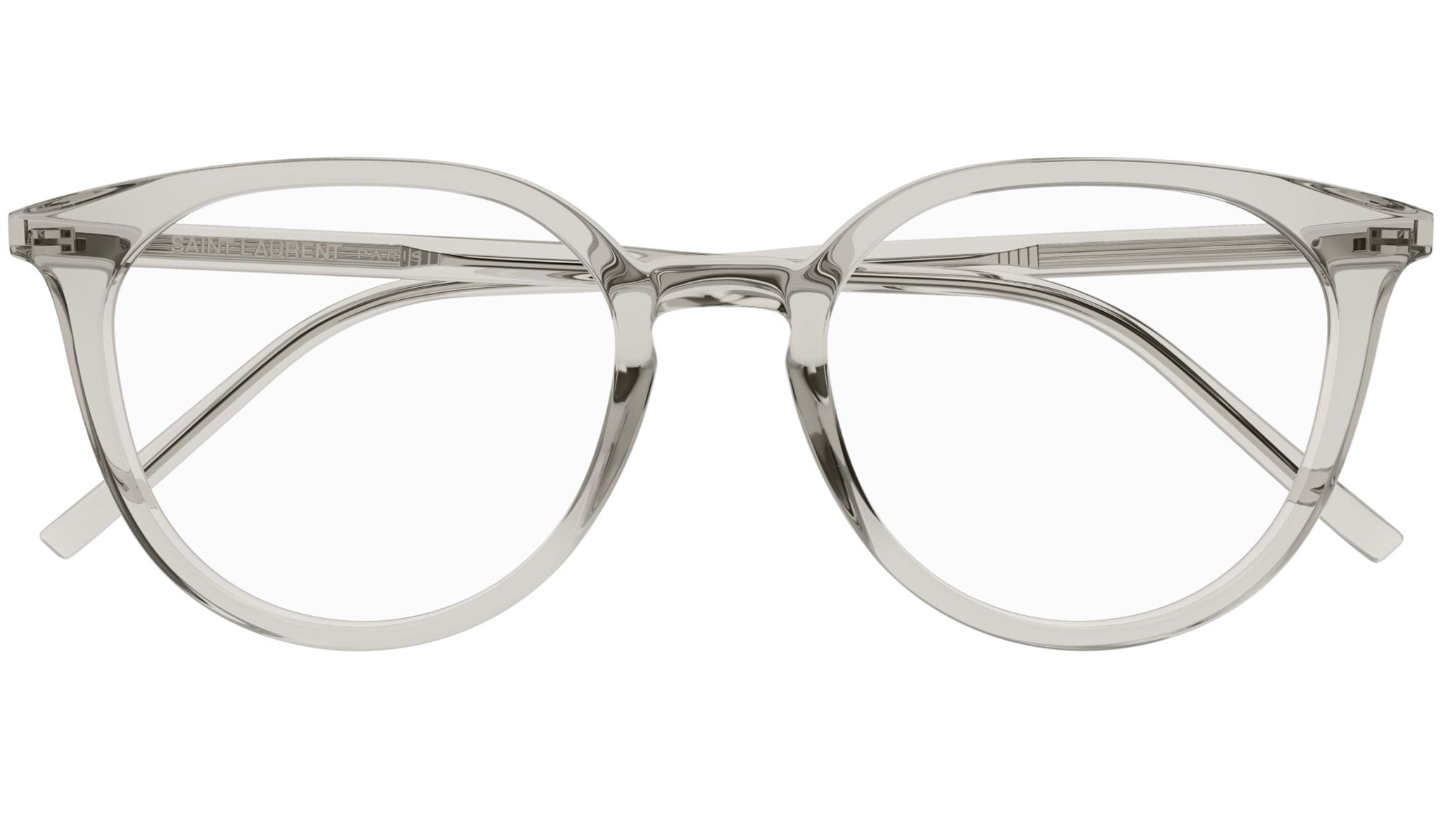 Occhiali da vista SAINT LAURENT SL681/F Shiny transparent beige