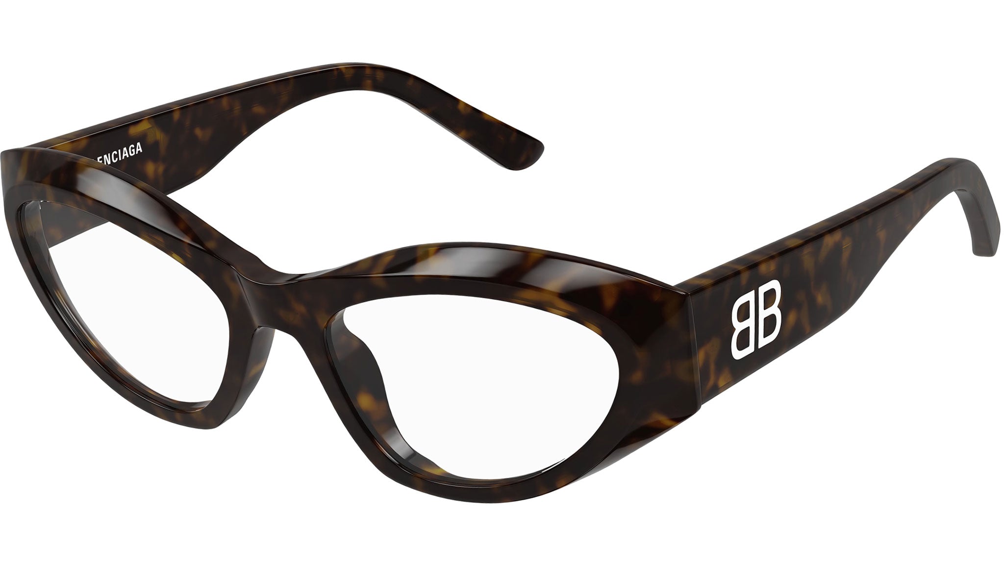 Occhiali da vista BALENCIAGA BB0400O Shiny dark havana