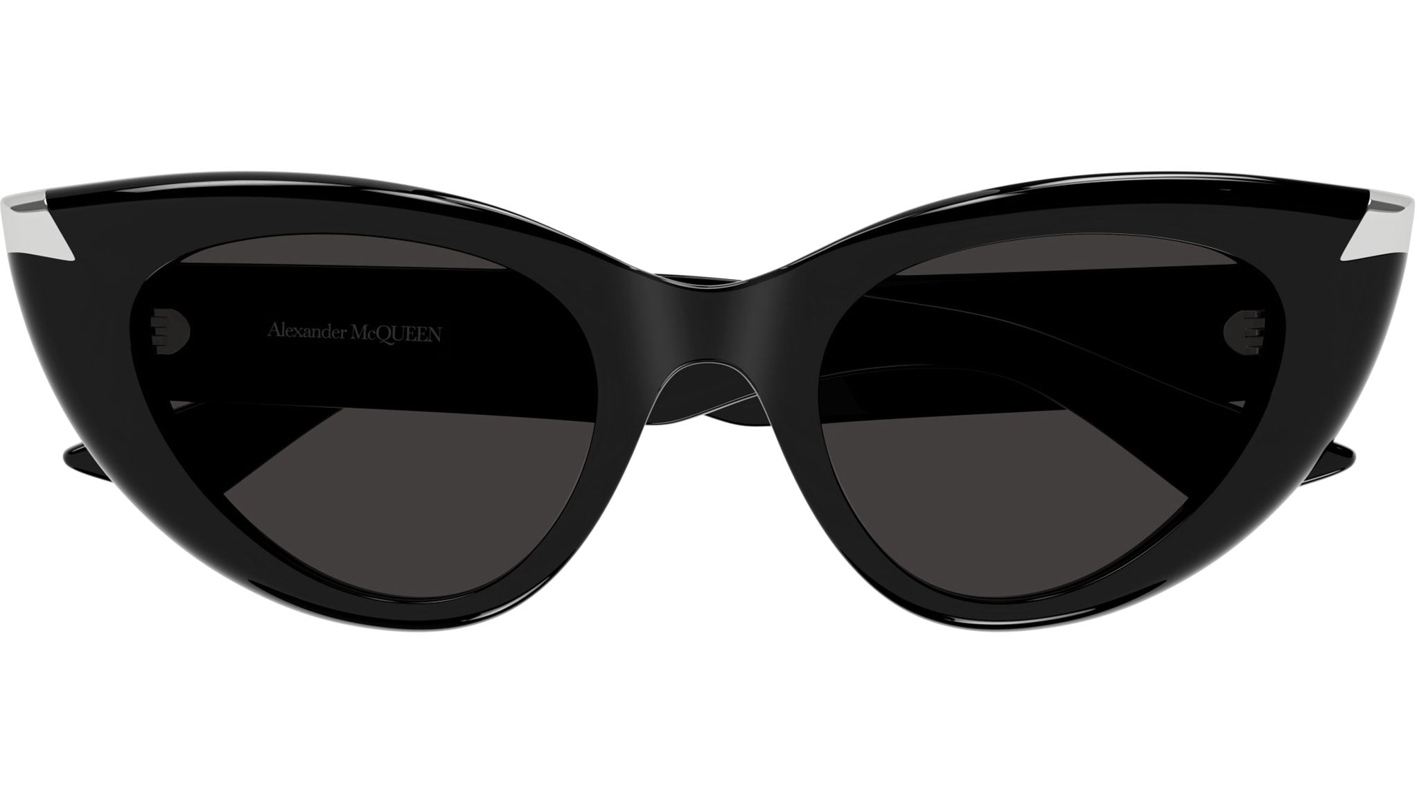 Occhiali da sole ALEXANDER MCQUEEN AM0442S Shiny solid black