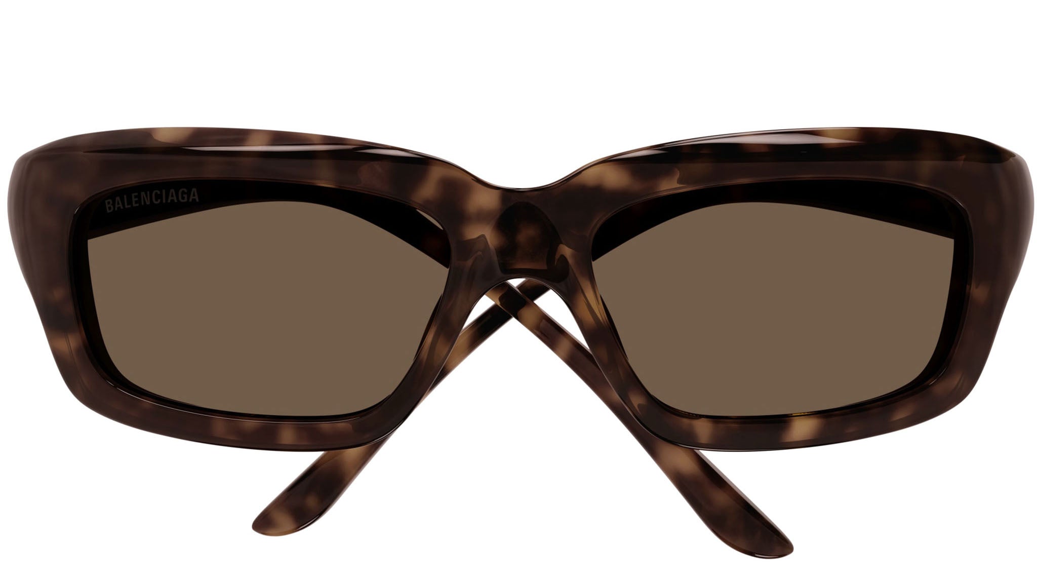 Occhiali da sole BALENCIAGA BB0385S Shiny dark havana