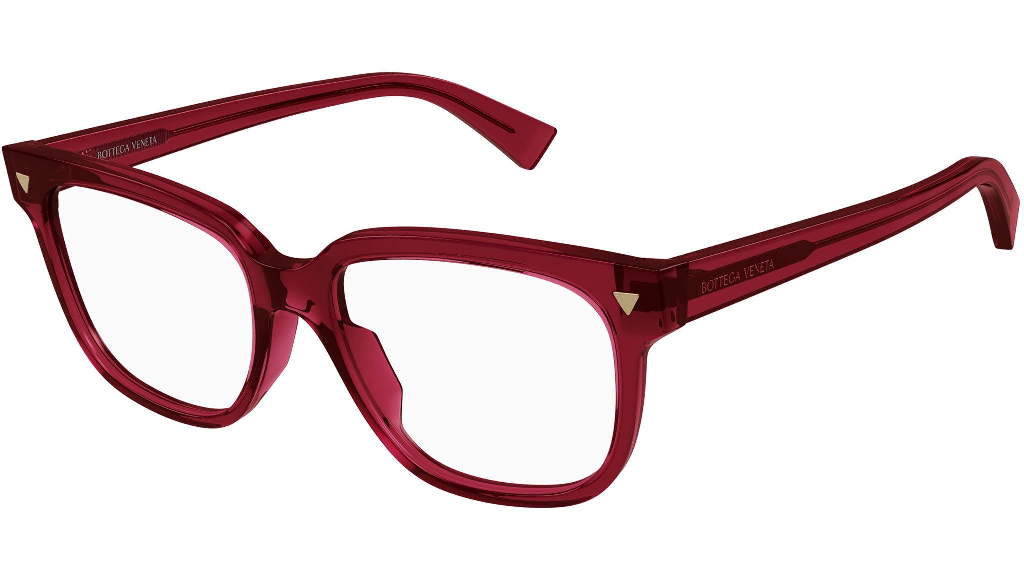 Occhiali da vista BOTTEGA VENETA BV1257O Shiny transparent burgundy