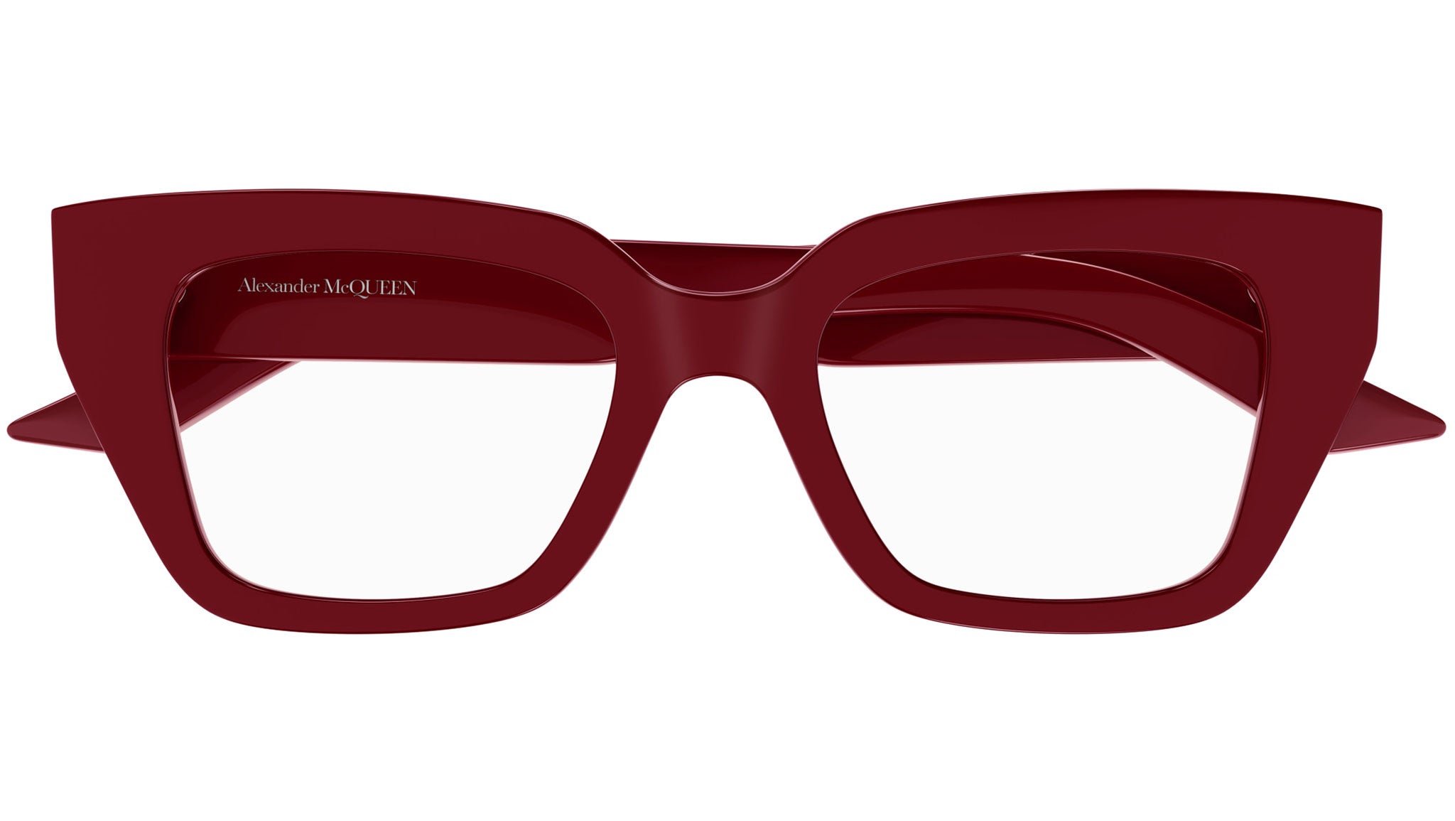 Occhiali da vista ALEXANDER MCQUEEN AM0453O Shiny solid red