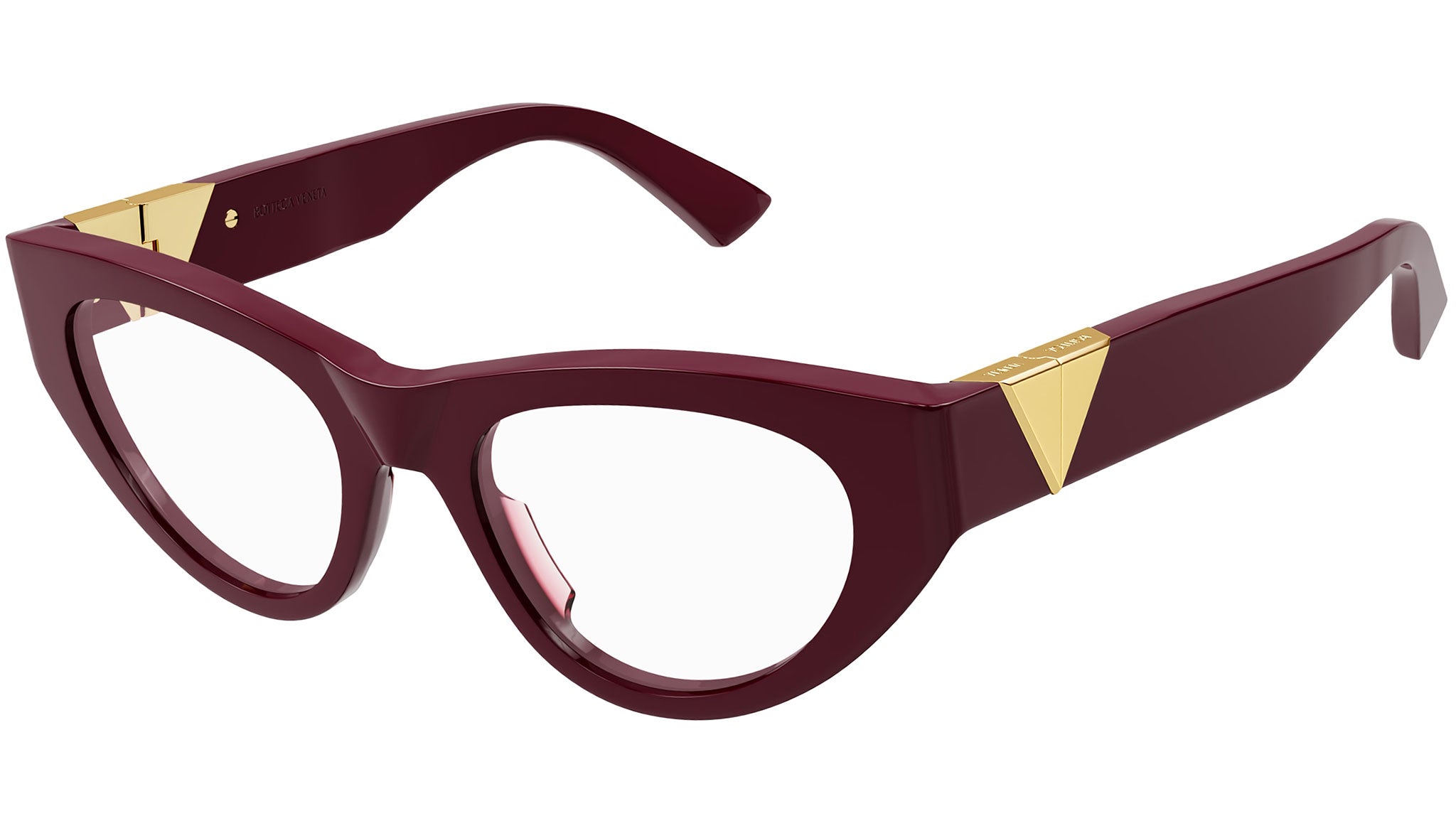 Occhiali da vista BOTTEGA VENETA BV1179O Shiny solid burgundy