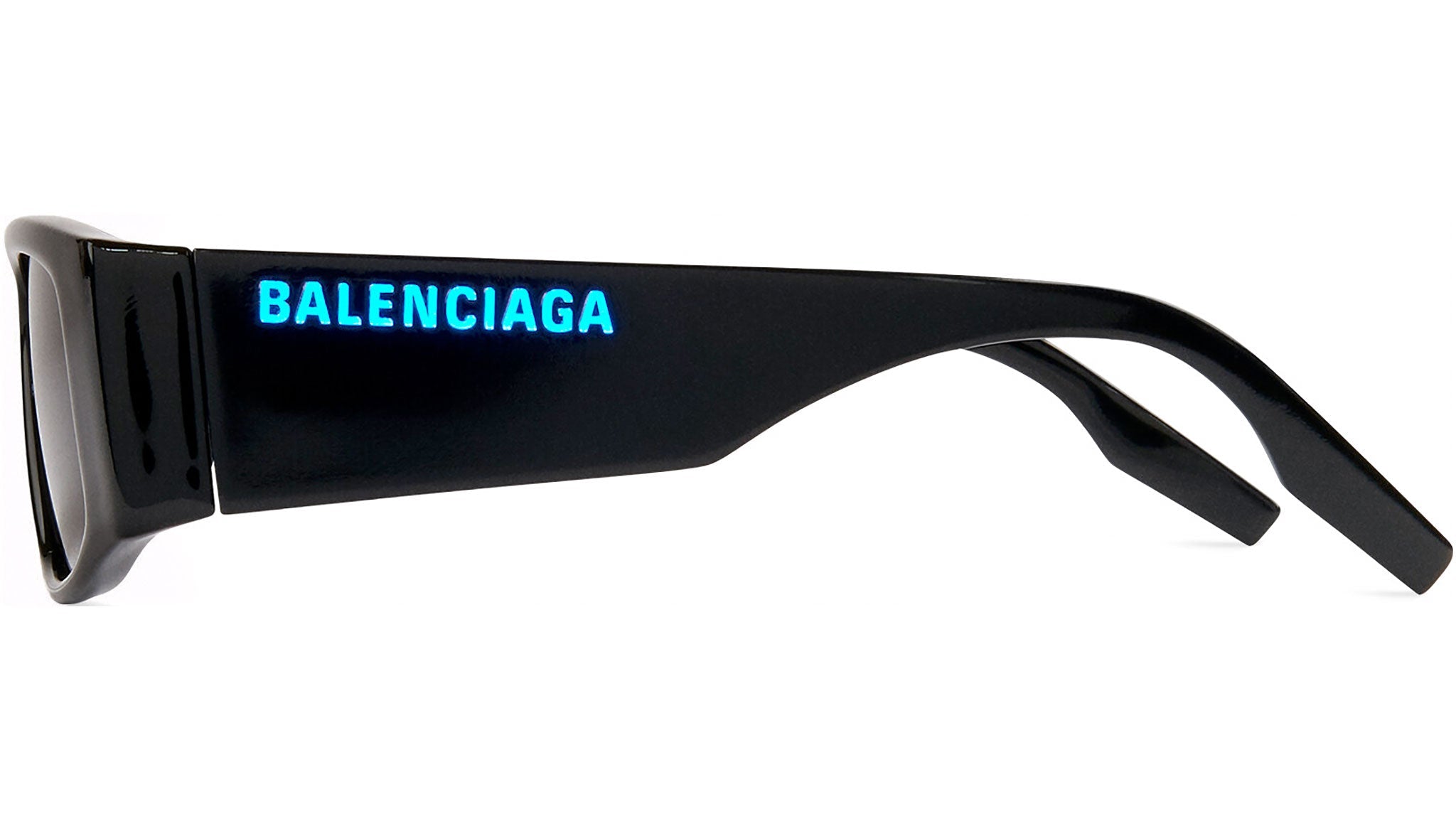 Occhiali BALENCIAGA BB0100S Shiny black with led