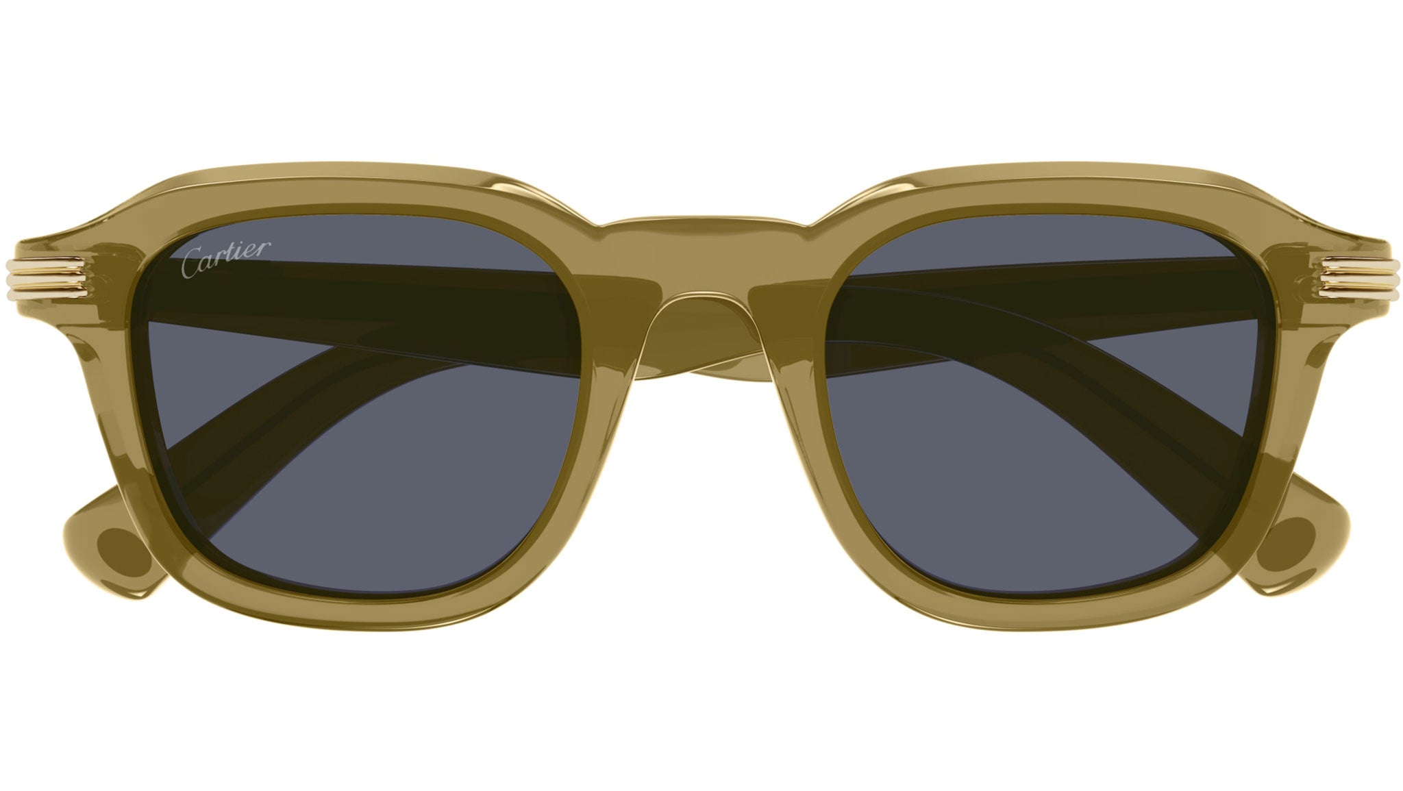 Occhiali da sole CARTIER CT0536S Transparent ochra