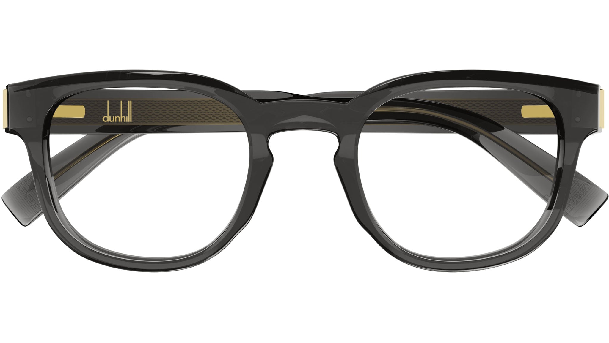 Occhiali da vista DUNHILL DU0003O Shiny transparent dark grey