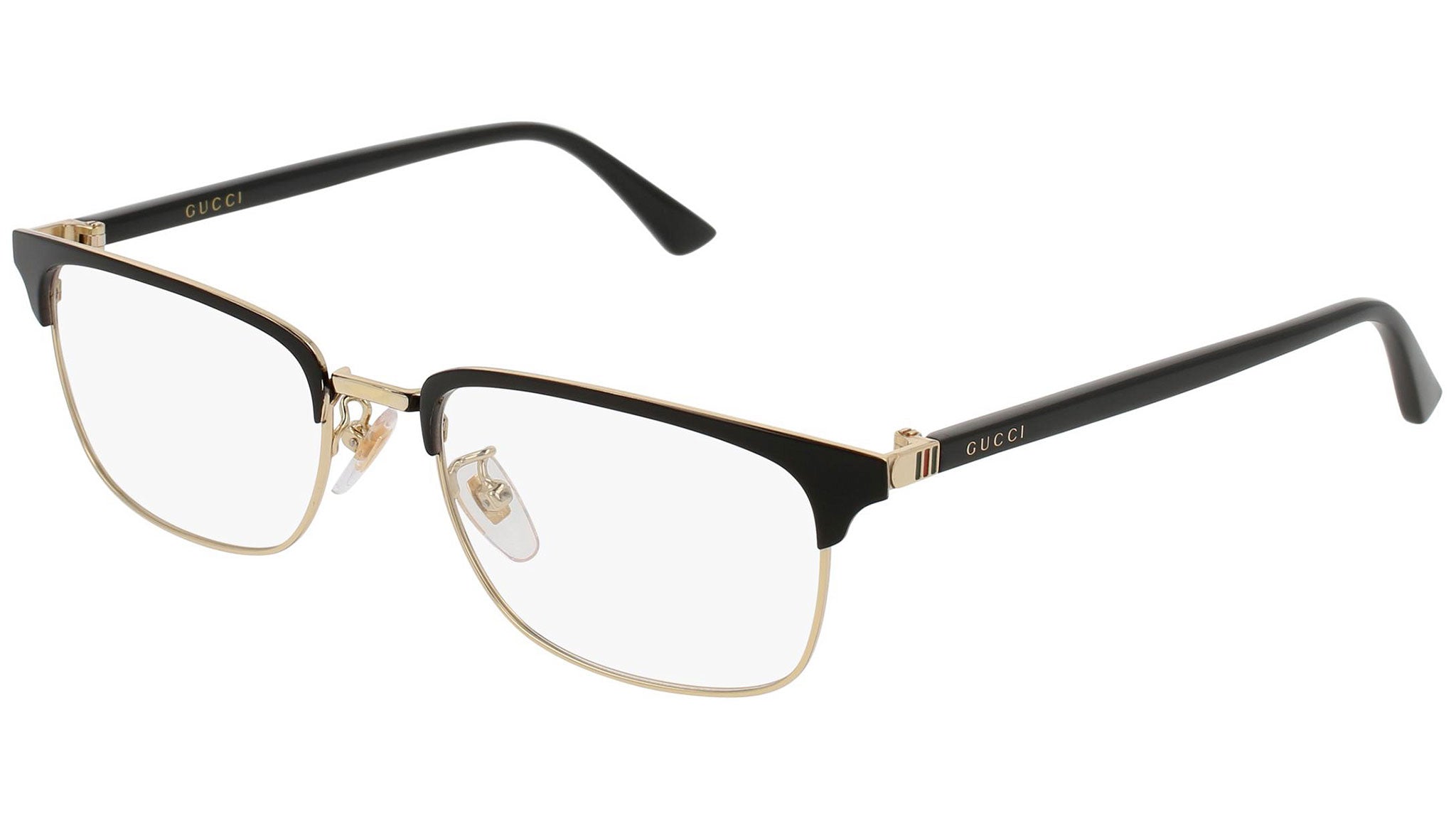 Occhiali GUCCI GG0131O Shiny black shiny endura gold
