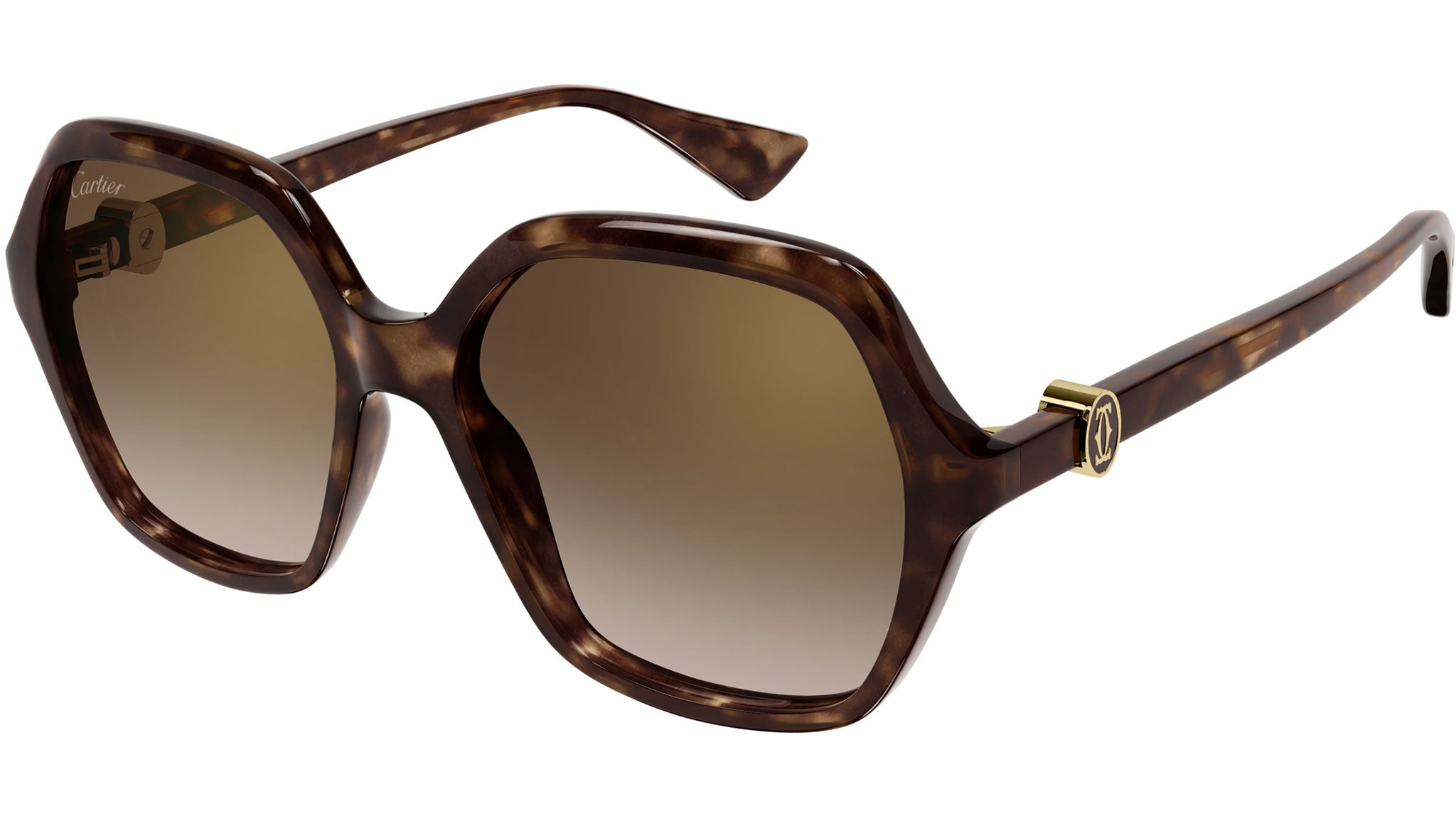 Occhiali da sole CARTIER CT0470S Dark tortoiseshell