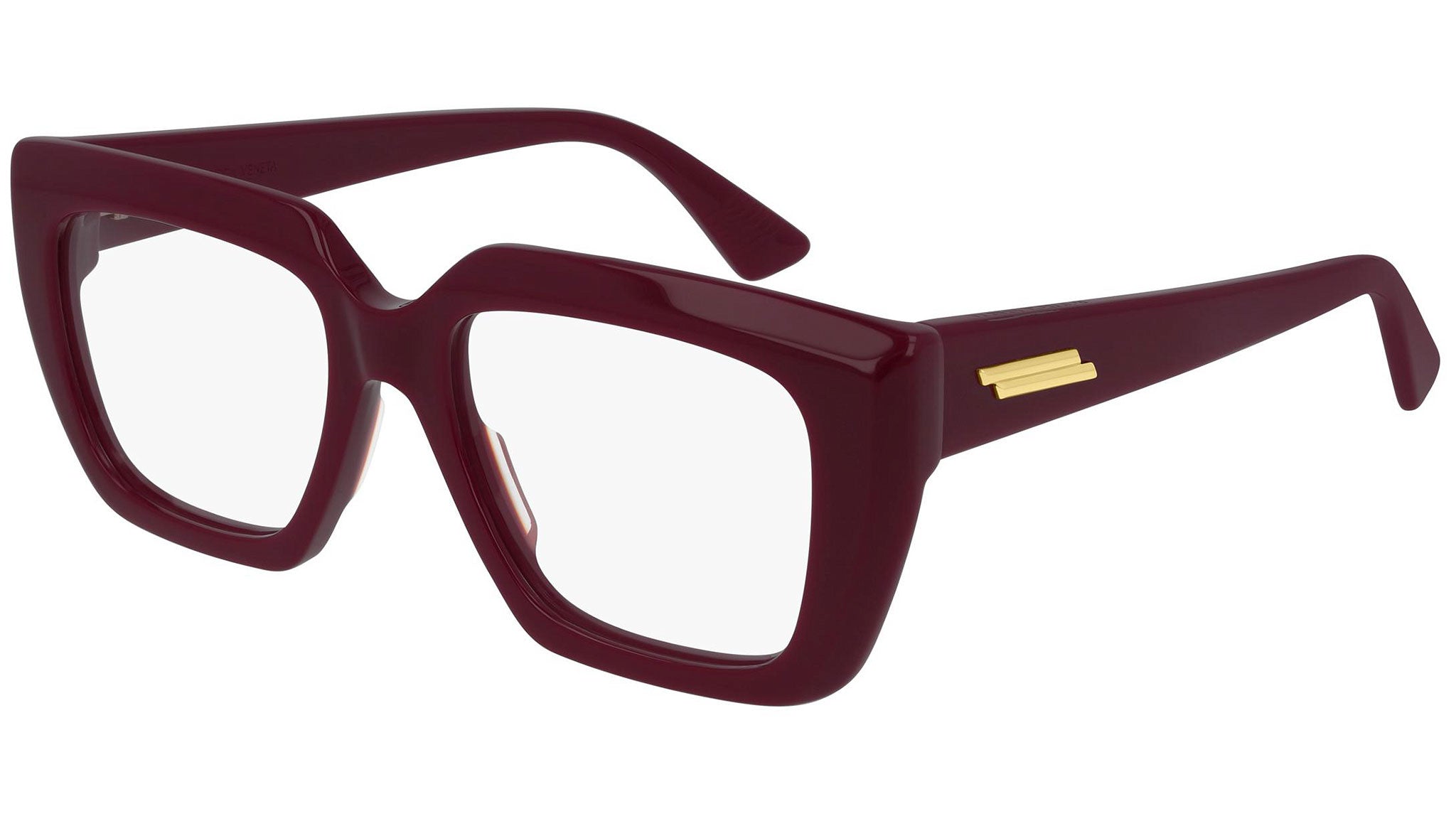 Occhiali da vista BOTTEGA VENETA BV1032O Shiny solid burgundy