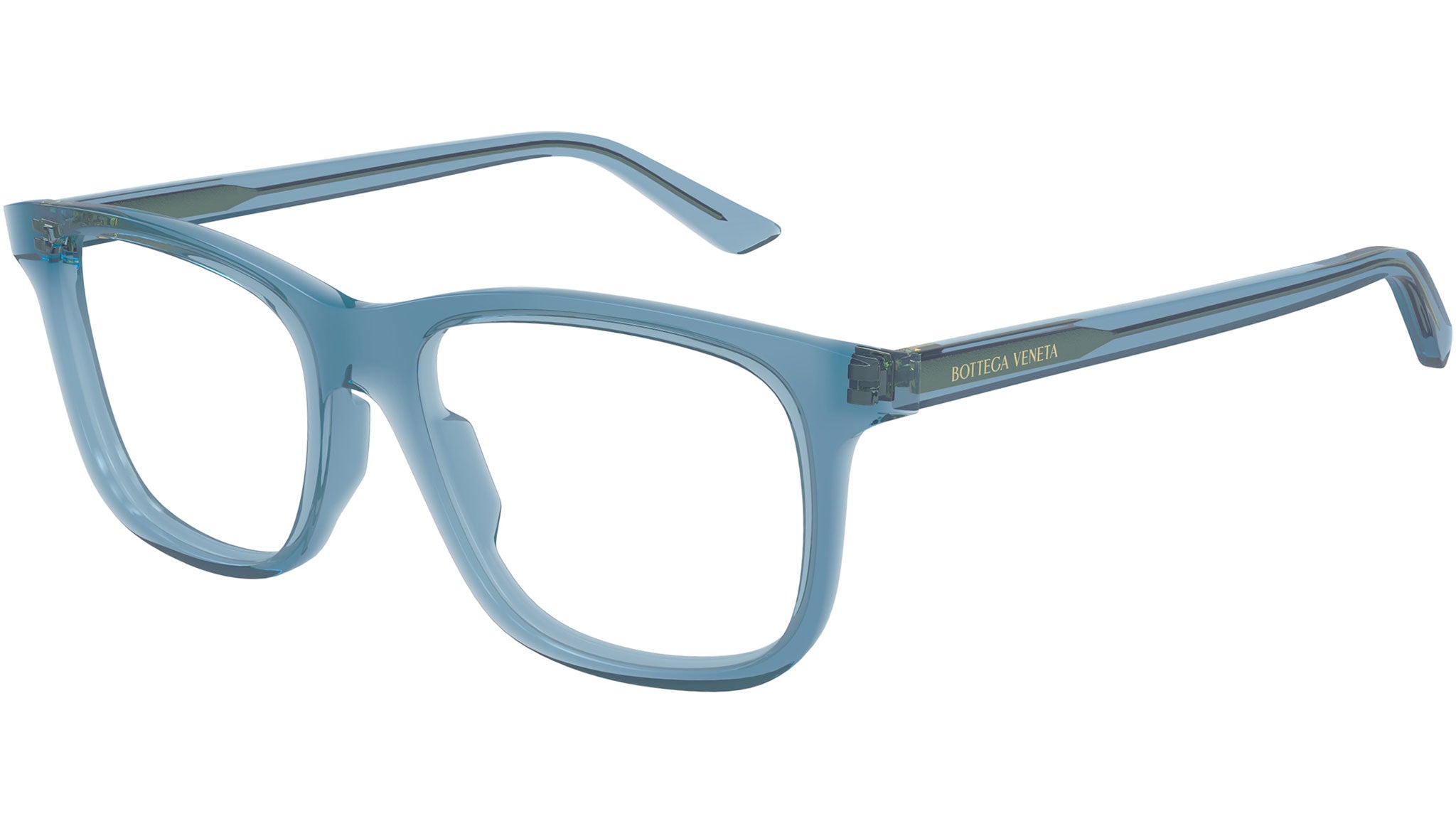 Occhiali da vista BOTTEGA VENETA BV1316O Shiny transparent greyish blue