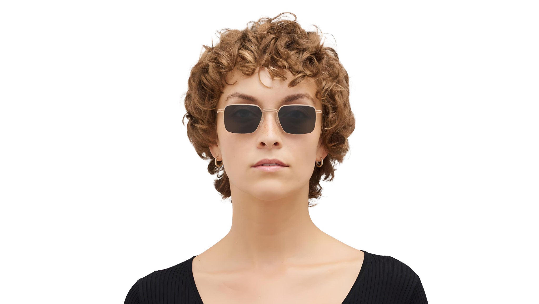 Occhiali da sole MYKITA ALCOTT Champagne gold