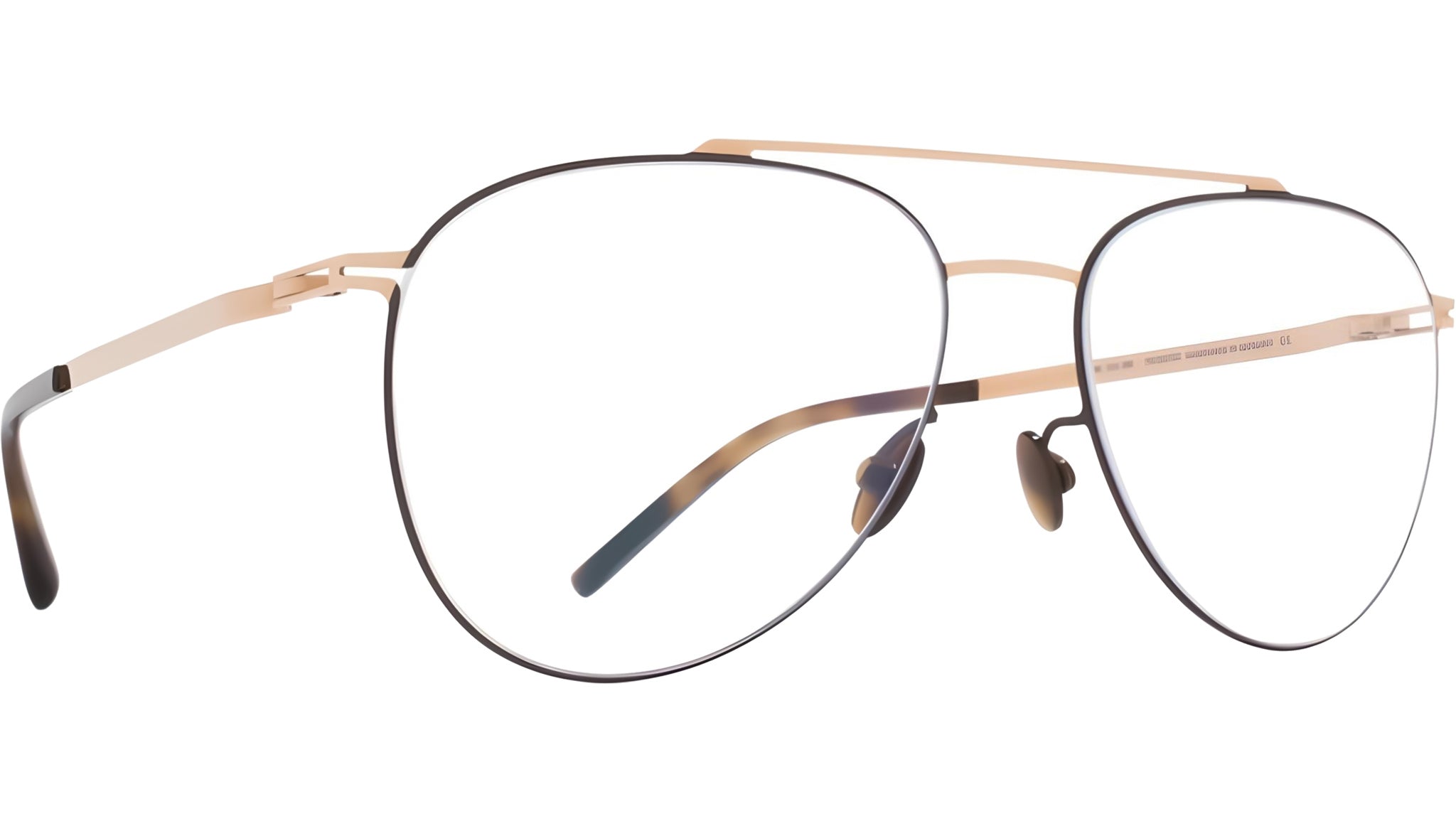 Occhiali da vista MYKITA PETERSON Champagne gold dark brown