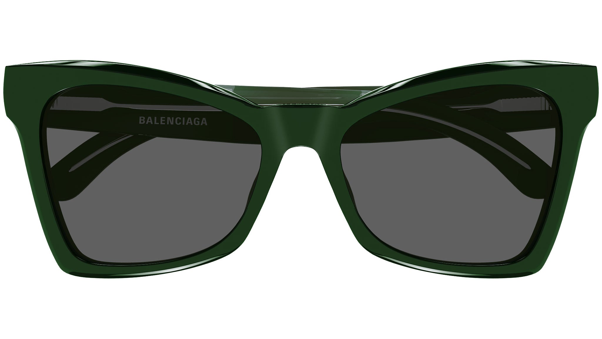 Occhiali da sole BALENCIAGA BB0231S Shiny solid dark green