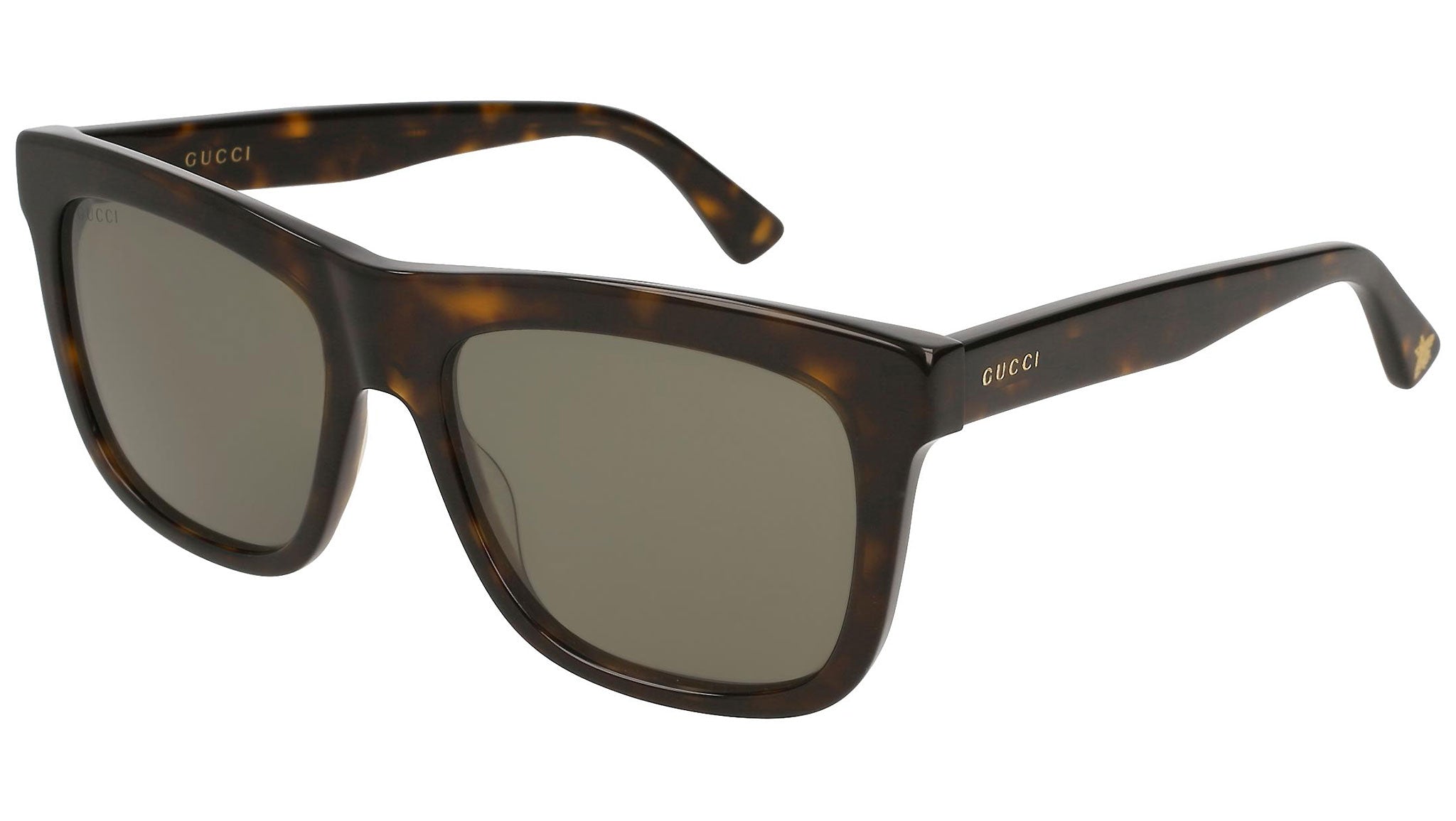 Occhiali da sole GUCCI GG0158S Shiny dark havana