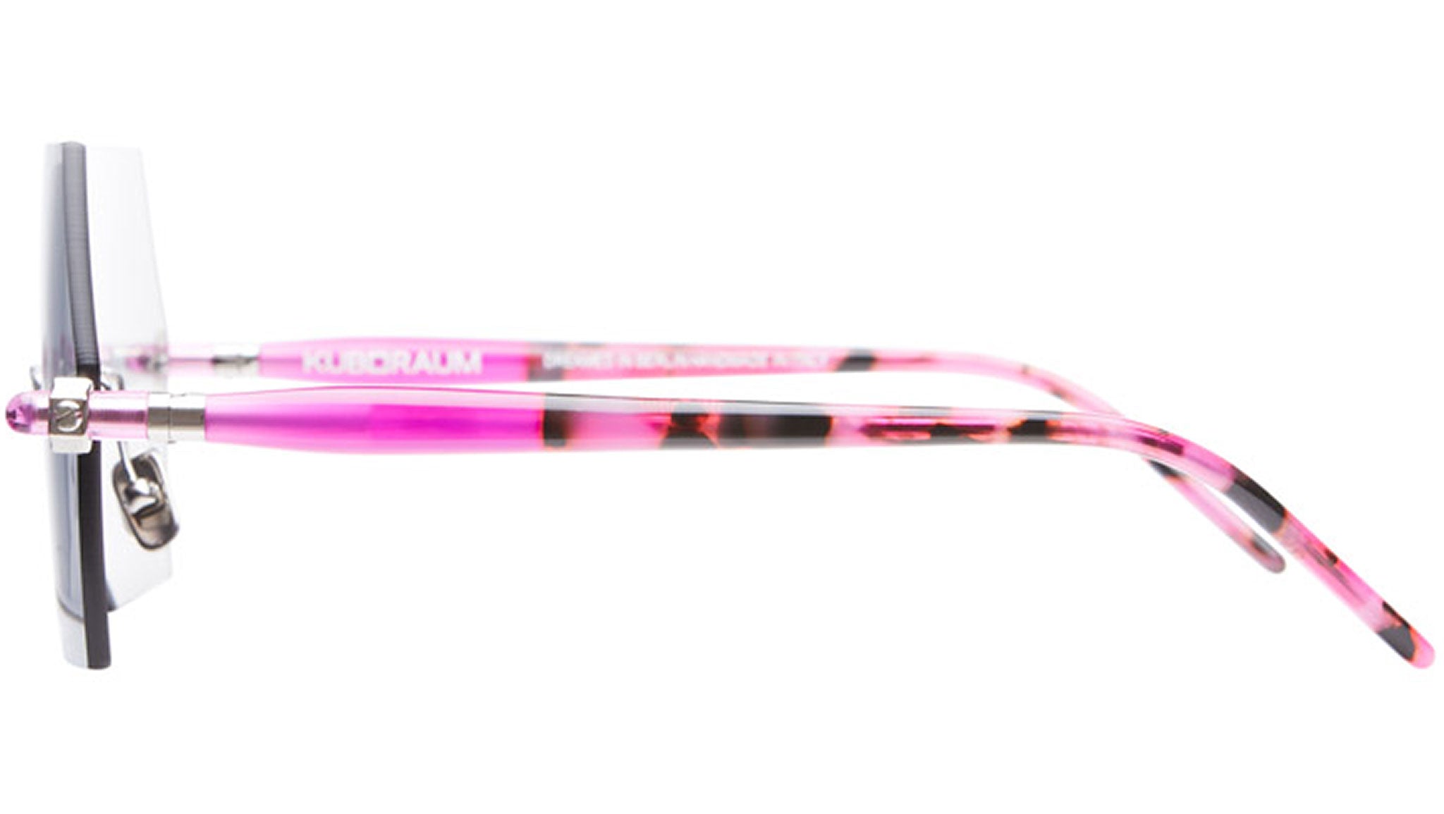 Occhiali da sole KUBORAUM P90 Silver cyclamen havana fuchsia