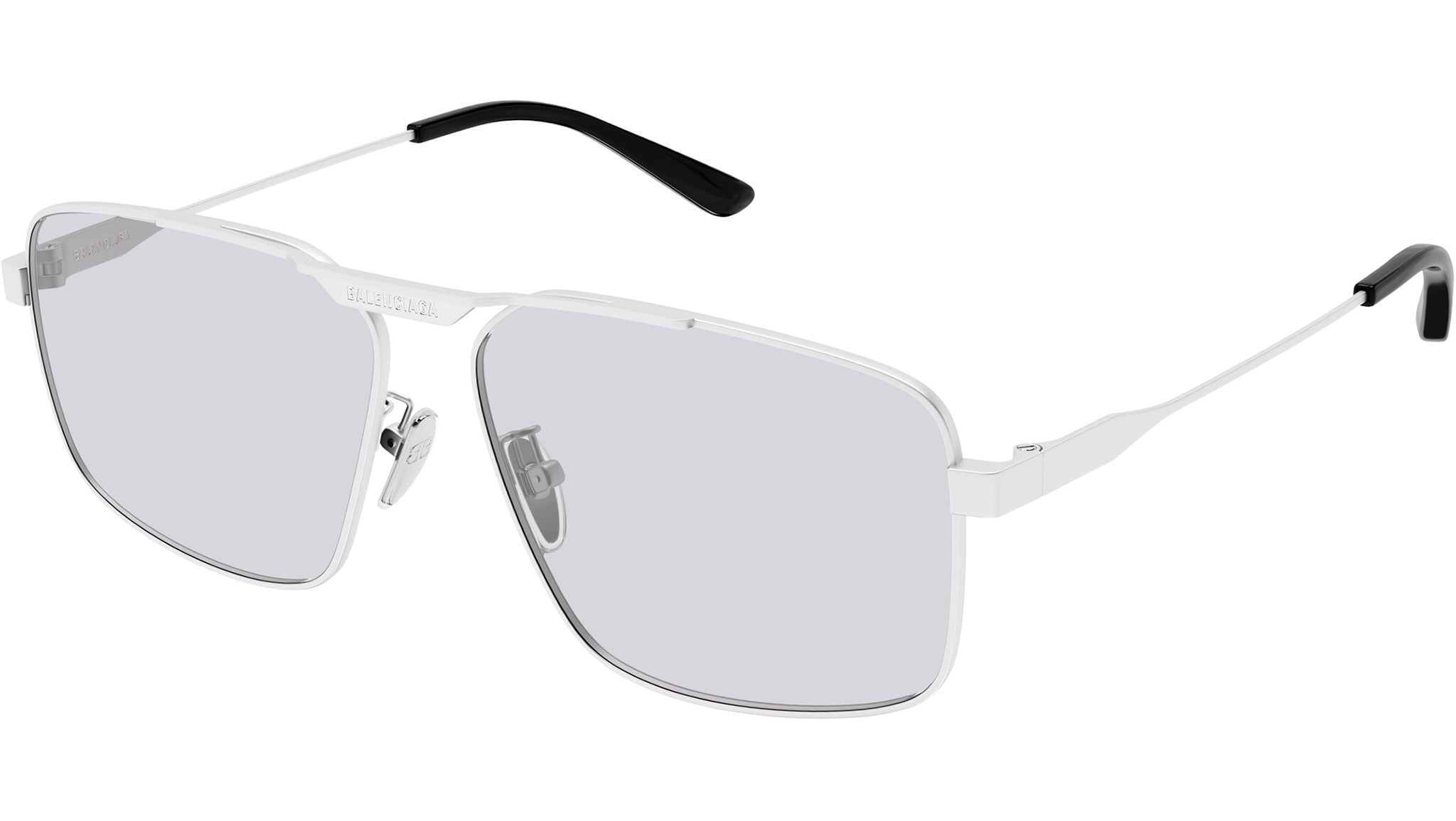 Occhiali da sole BALENCIAGA BB0418SK Matte silver