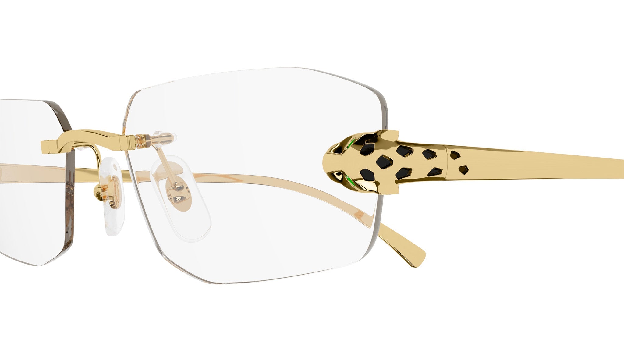 Occhiali da vista CARTIER CT0494O Smooth golden finish