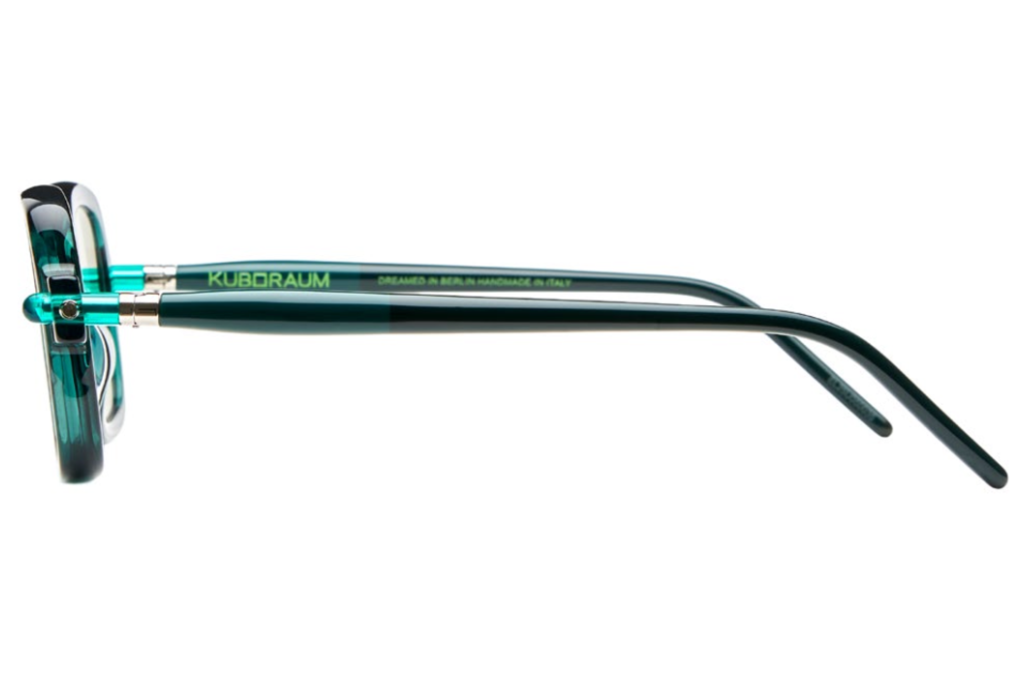 Occhiali da sole KUBORAUM P2 Trasparent dark green