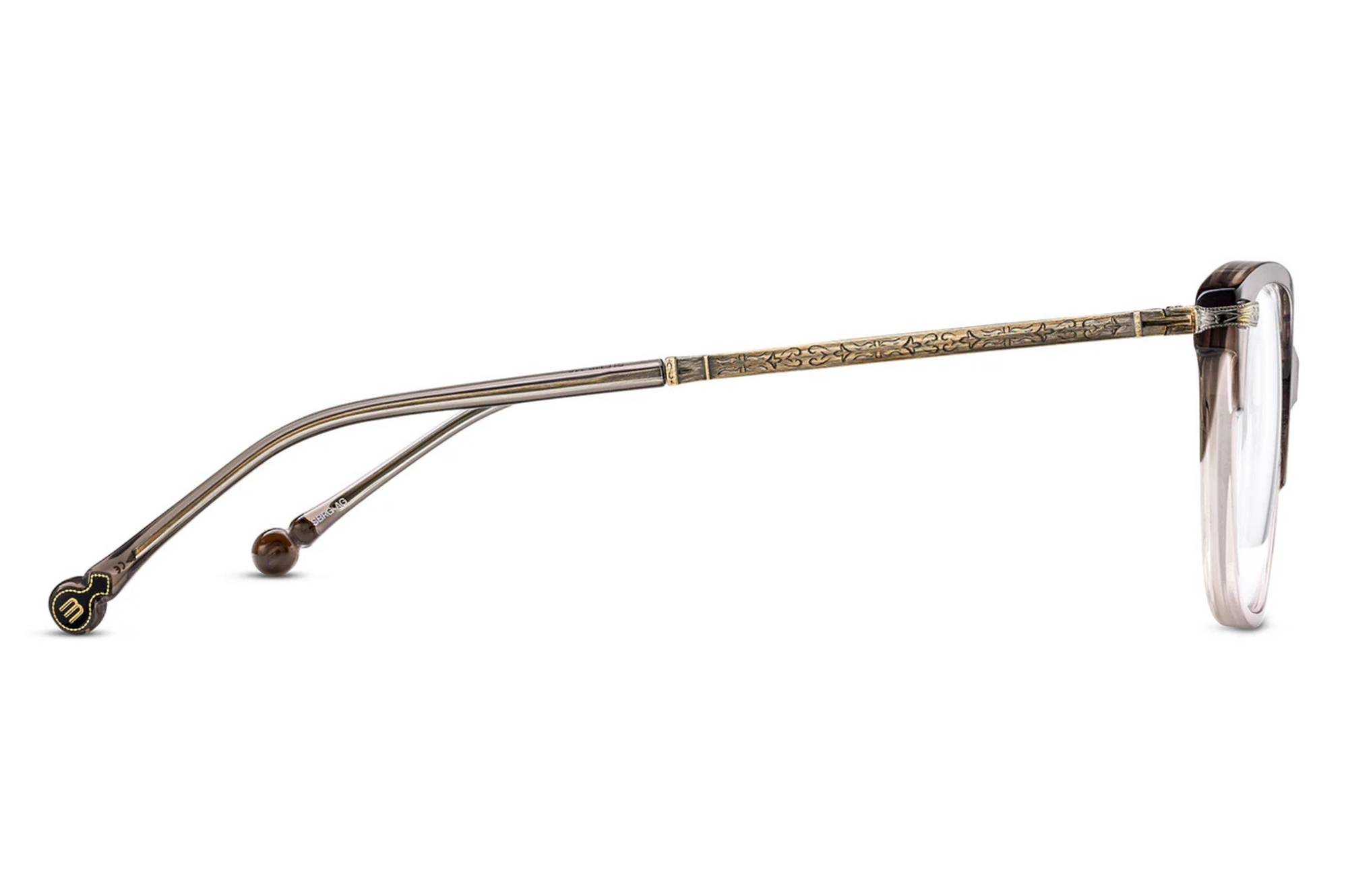 Occhiali da vista MATSUDA M2065 Smoky Brown Gradient - Antique Gold