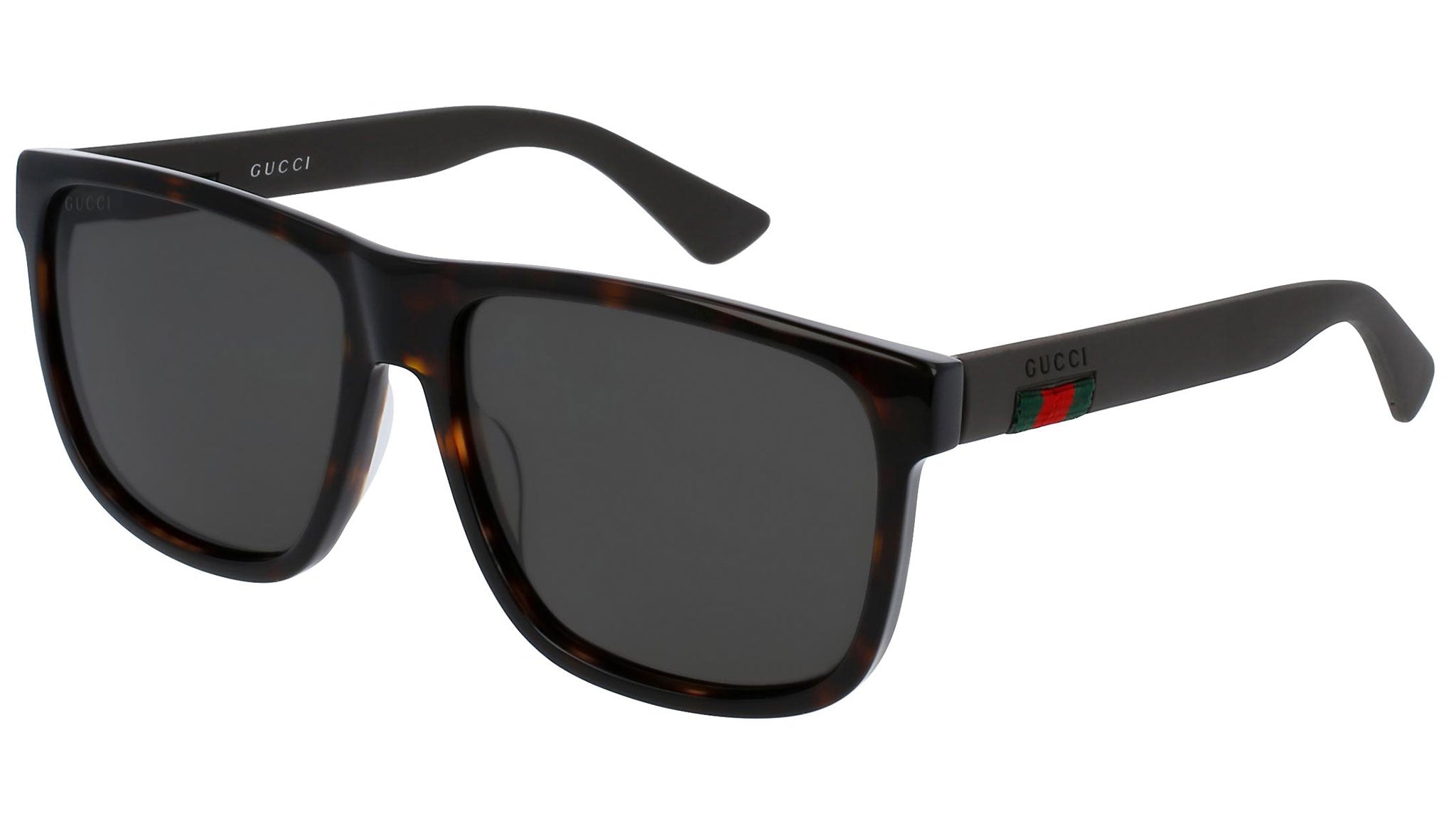 Occhiali da sole GUCCI GG0010S Shiny dark havana
