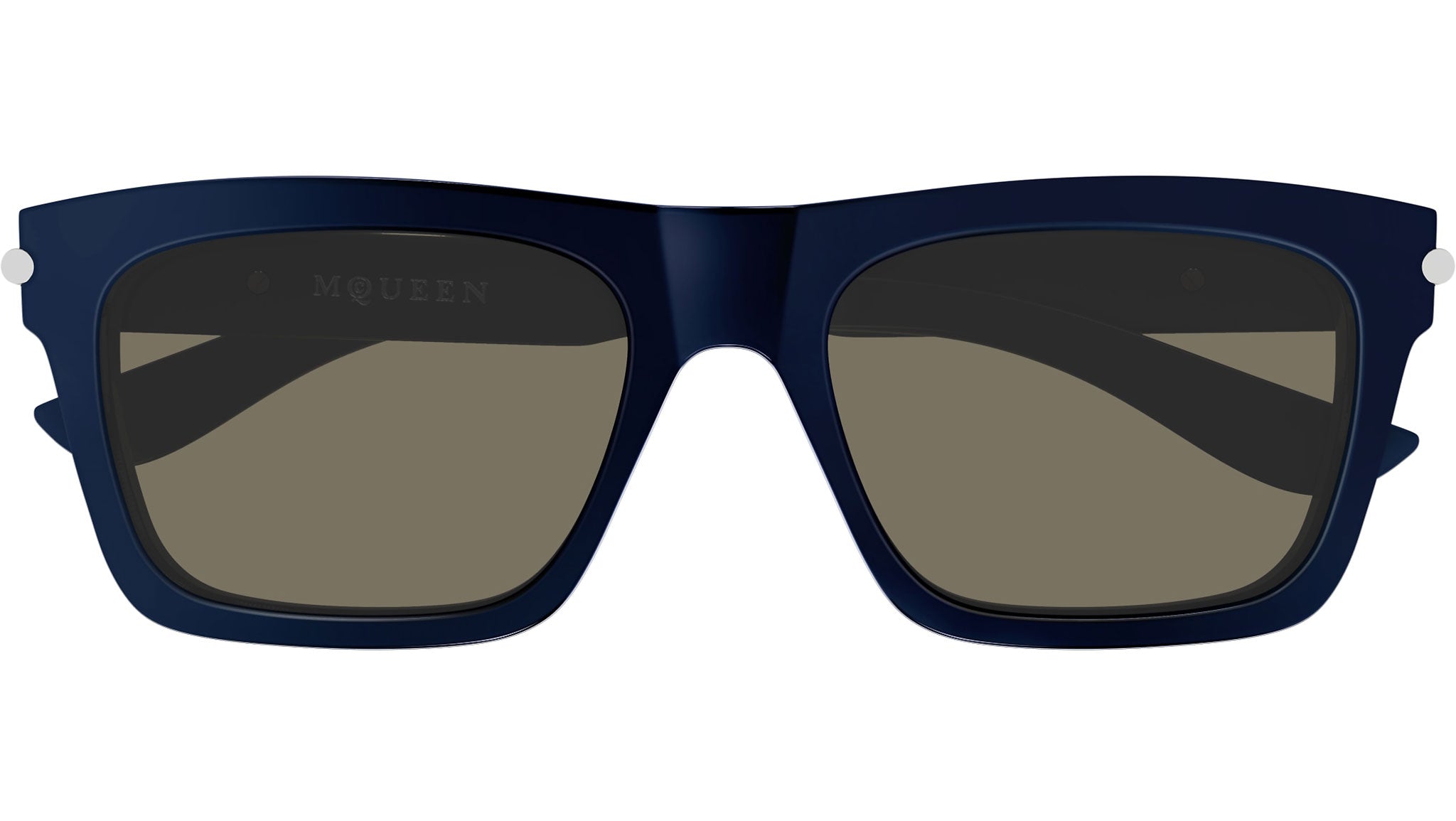 Occhiali da sole ALEXANDER MCQUEEN AM0495S Shiny solid dark blue