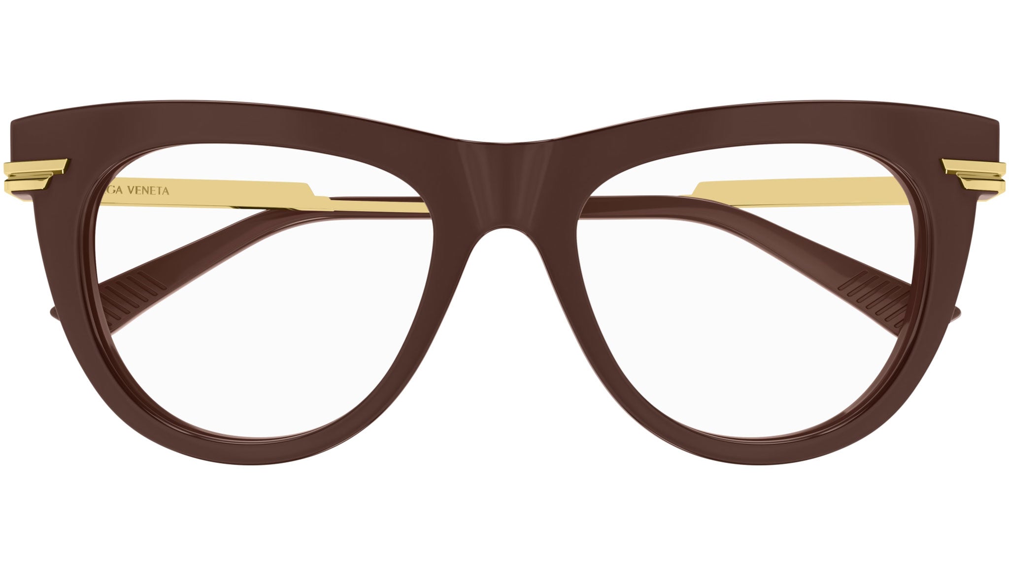 Occhiali da vista BOTTEGA VENETA BV1297O Shiny solid barolo burgundy