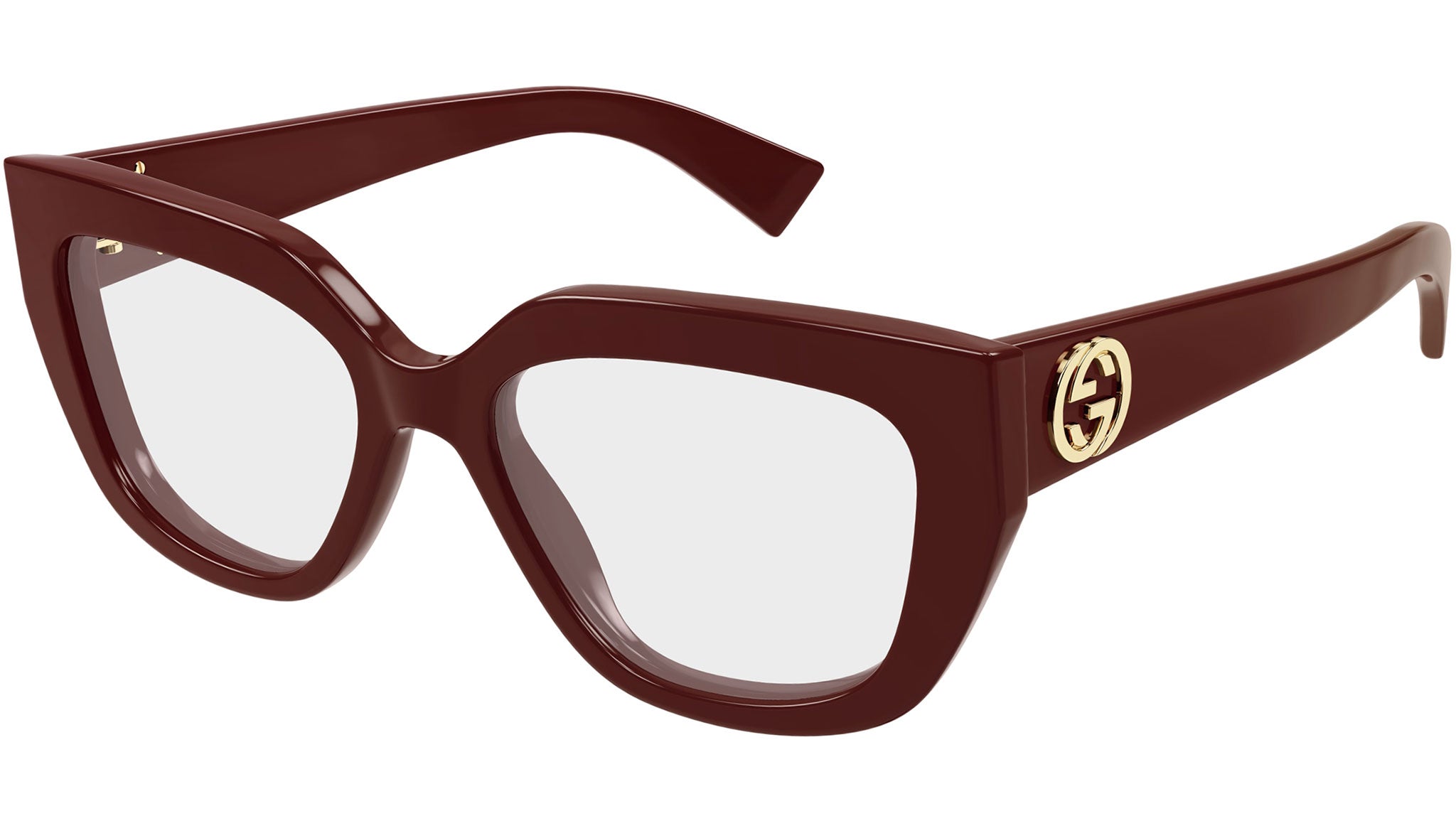 Occhiali da vista GUCCI GG1847O Shiny solid burgundy