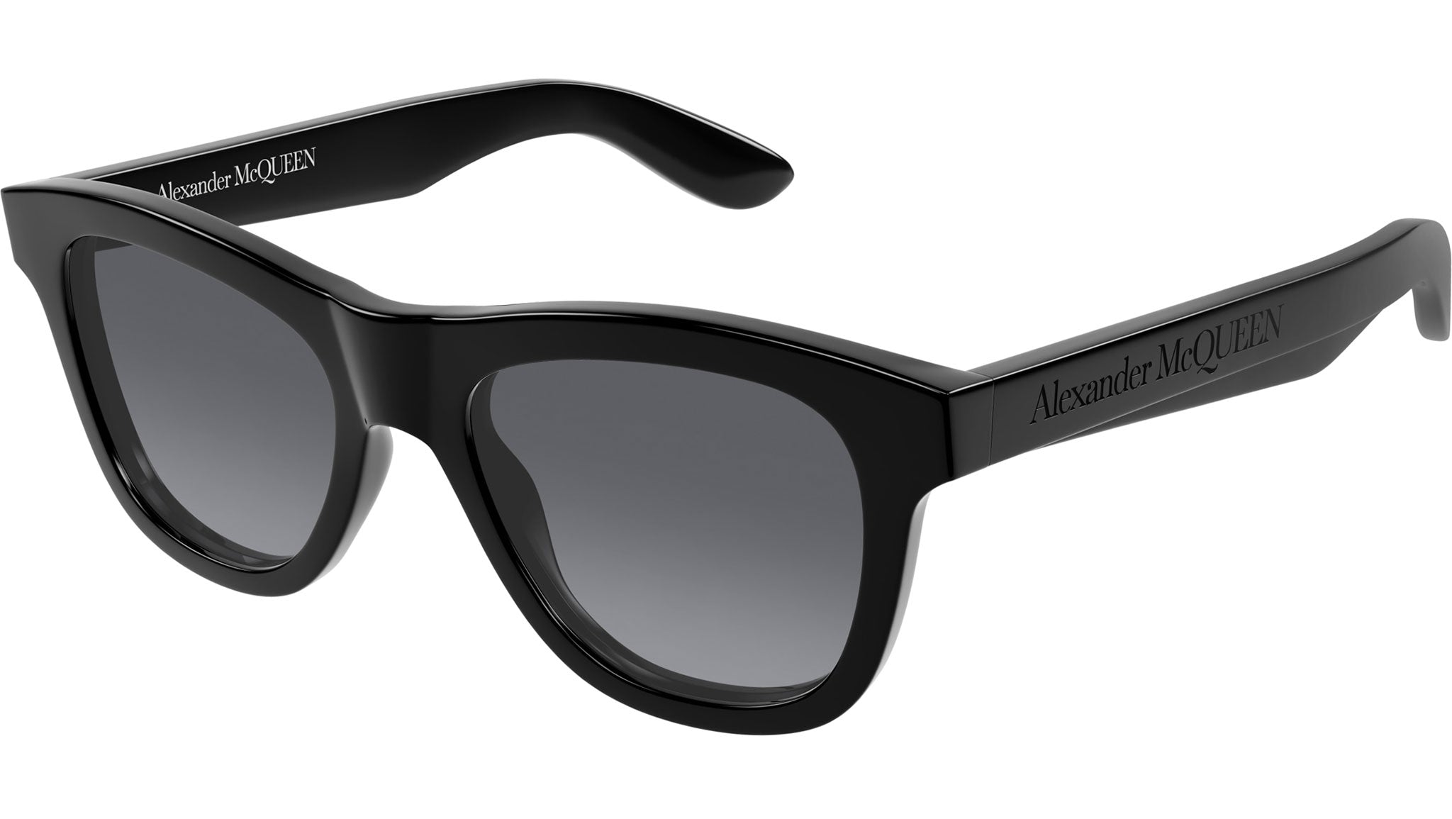 Occhiali da sole ALEXANDER MCQUEEN AM0421S Shiny solid black