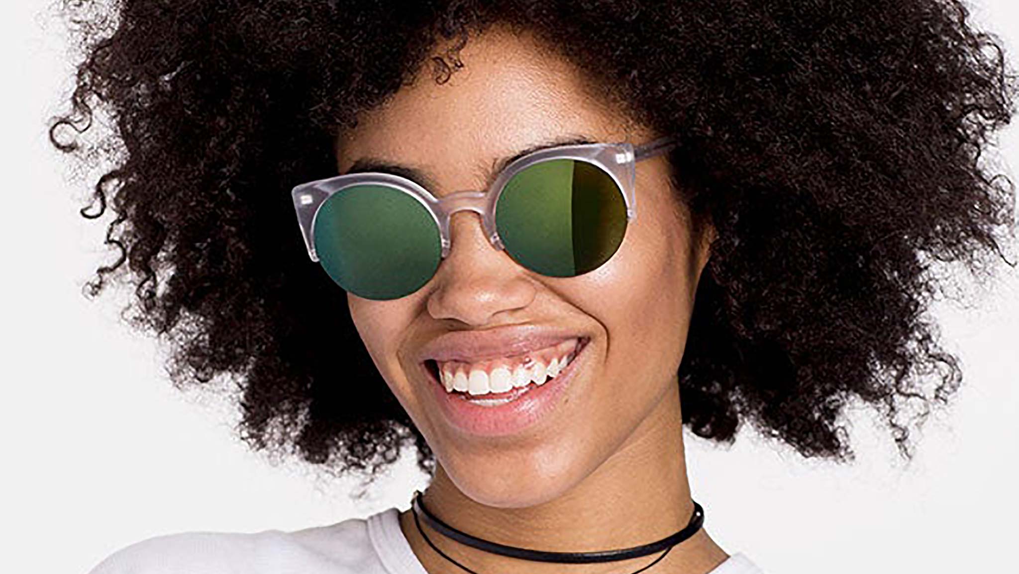 Occhiali RETROSUPERFUTURE Lucia Crystal matte petrol