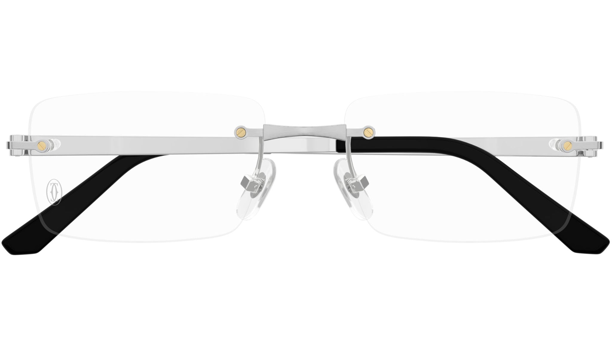 Occhiali da vista CARTIER CT0511O Brushed and smooth platinum finish