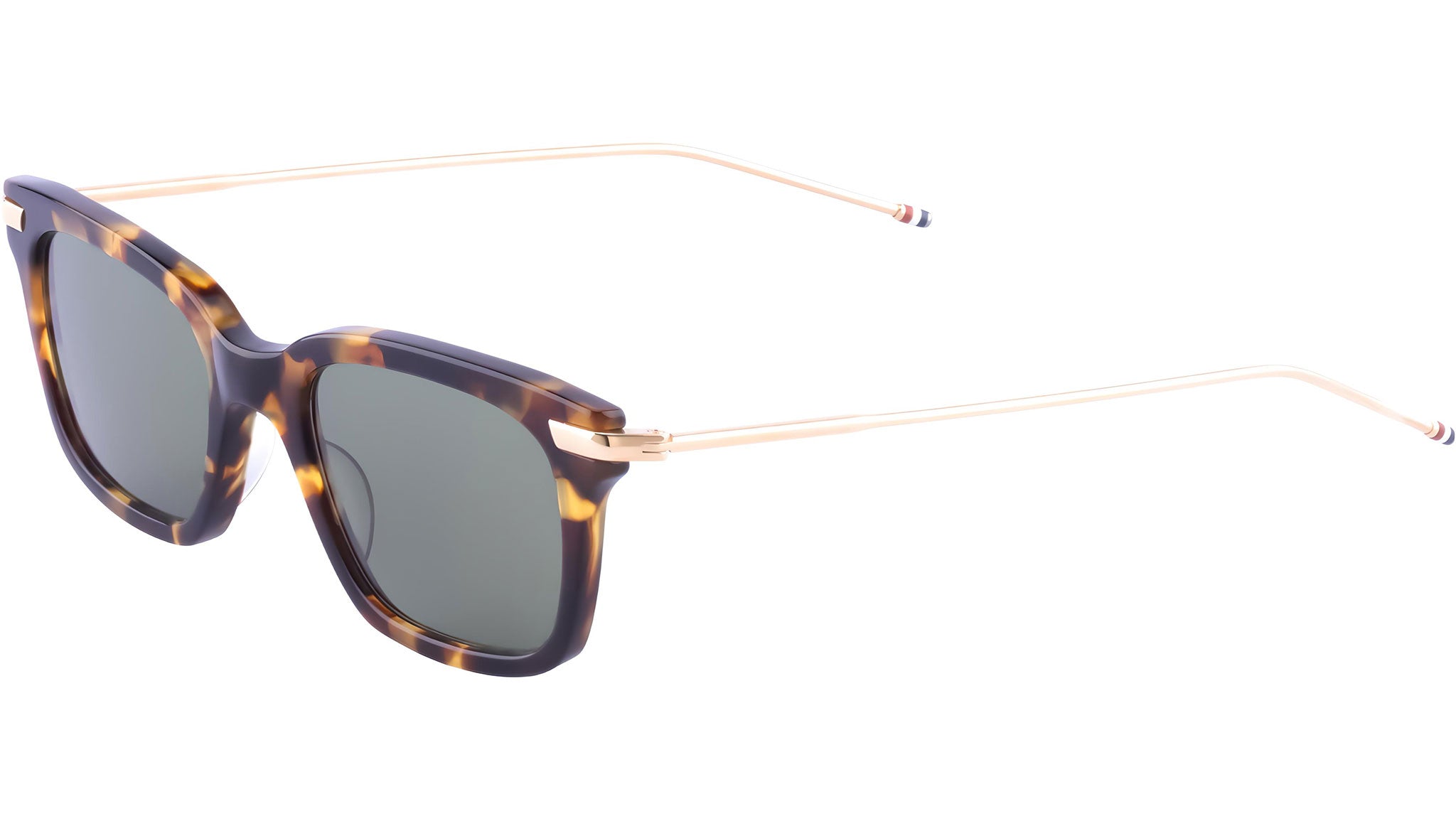 Occhiali THOM BROWNE UES701A Honey tortoise gold plated titanium